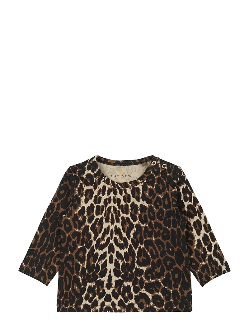 The New - TNSBPenny L_S Tee - långärmade t-shirts - feather gray aop - 0