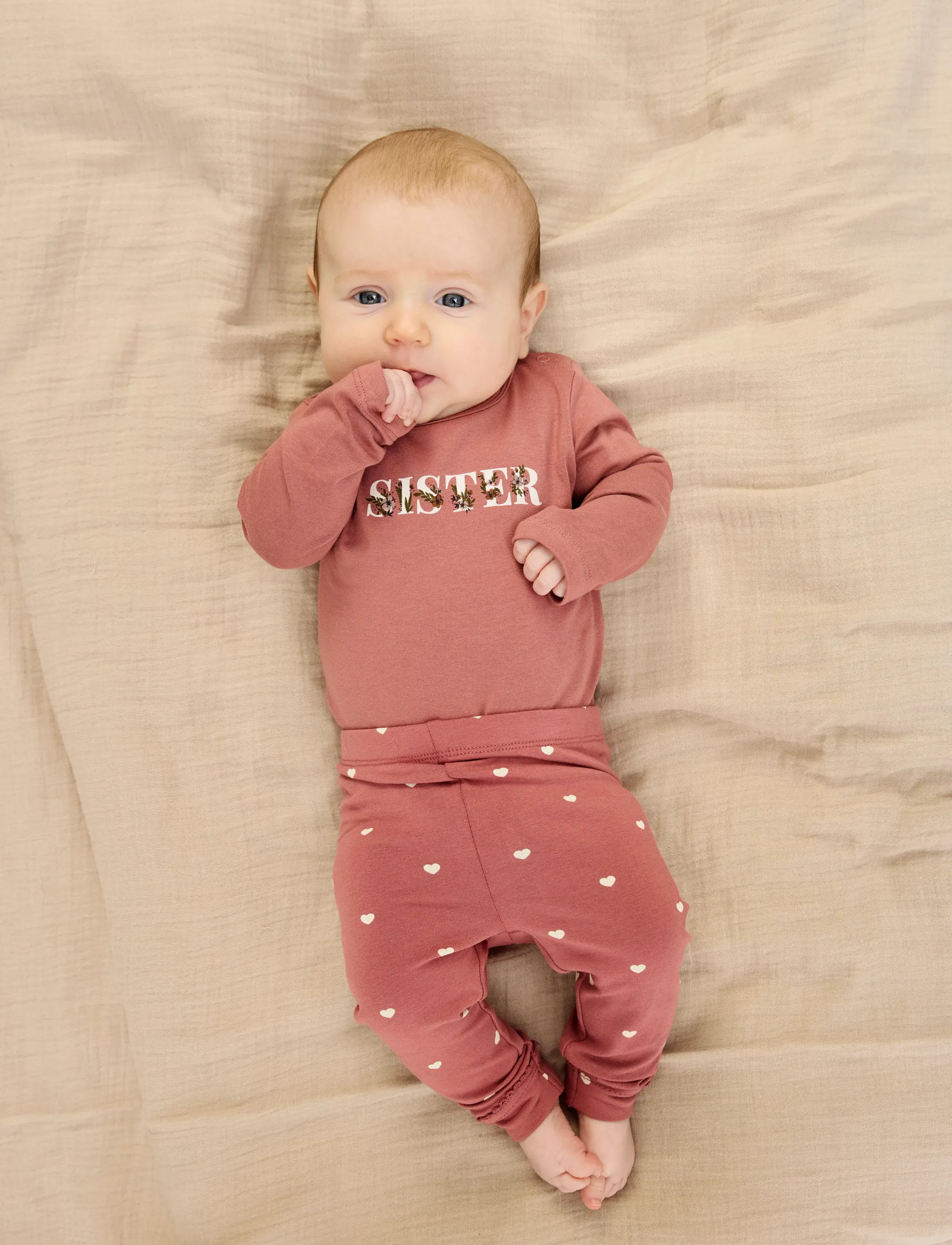 The New Tnsbsister L_S Body, 74, Bodys, Rosa - Long-sleeved, Kinder