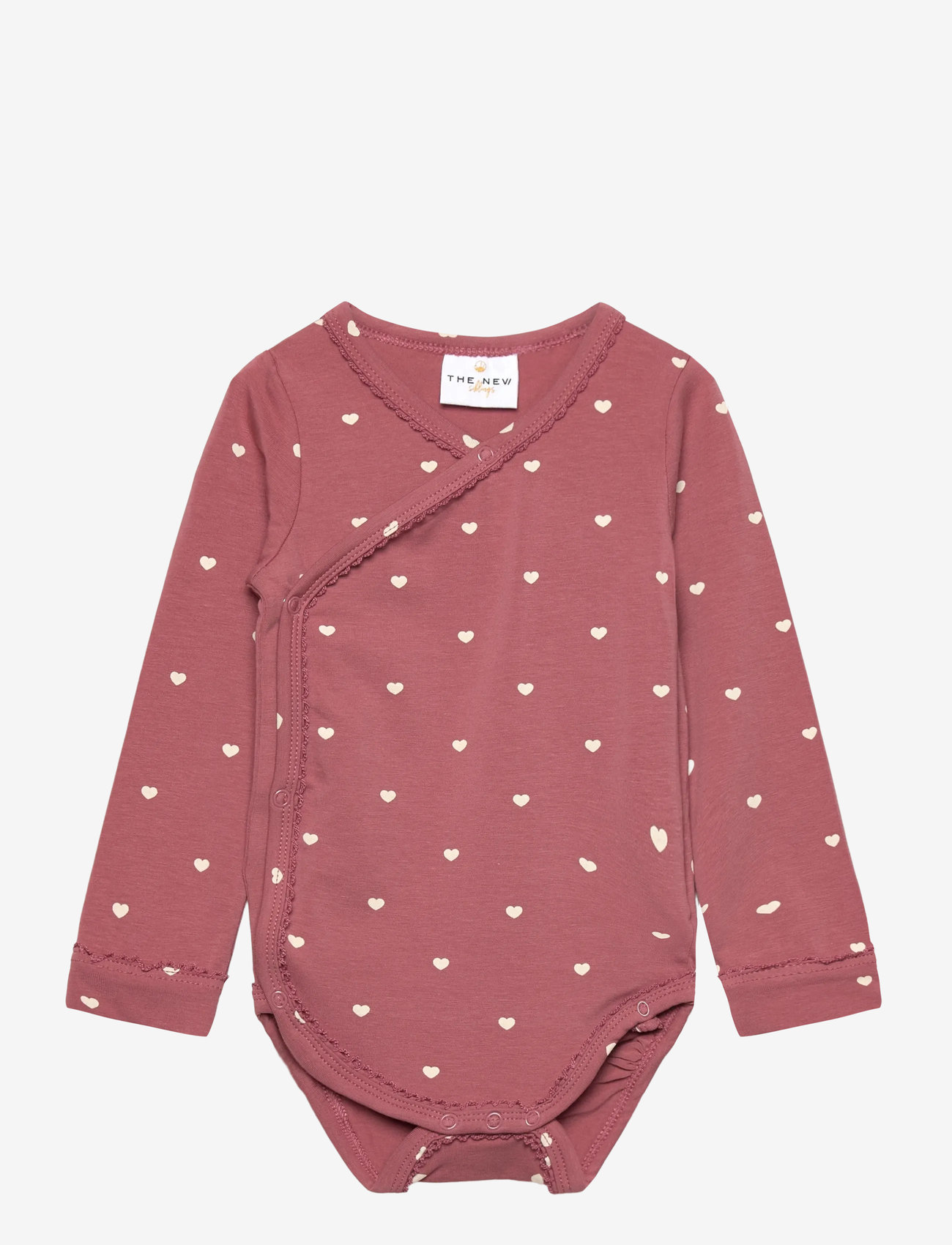The New - TNSBNova L_S Wrap Body - slå-om-bodyer - withered rose aop - 0
