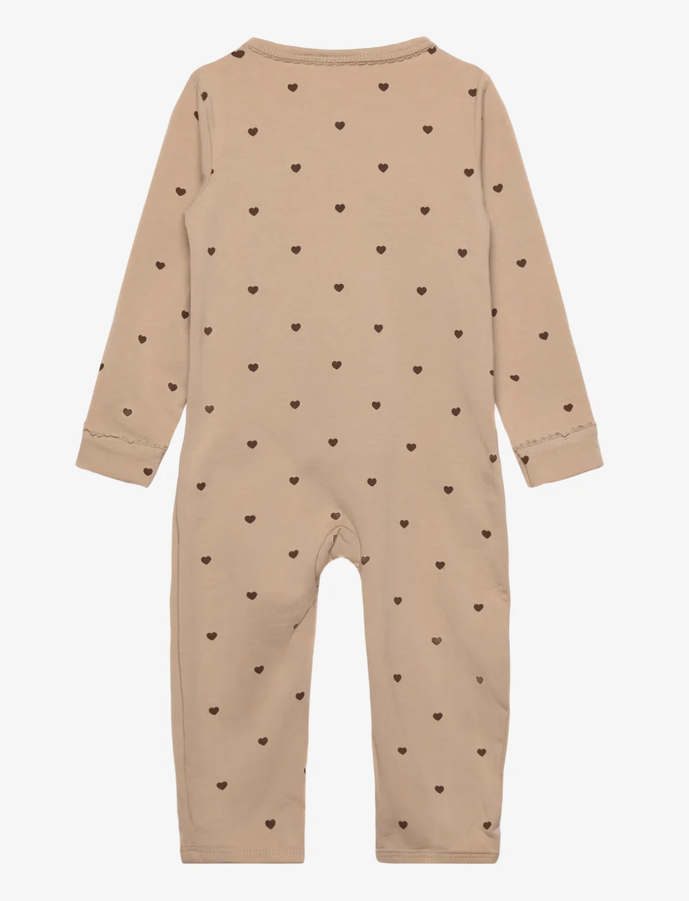 The New - TNSBNova L_S Wrap Jumpsuit - langærmede heldragter - humus aop - 1