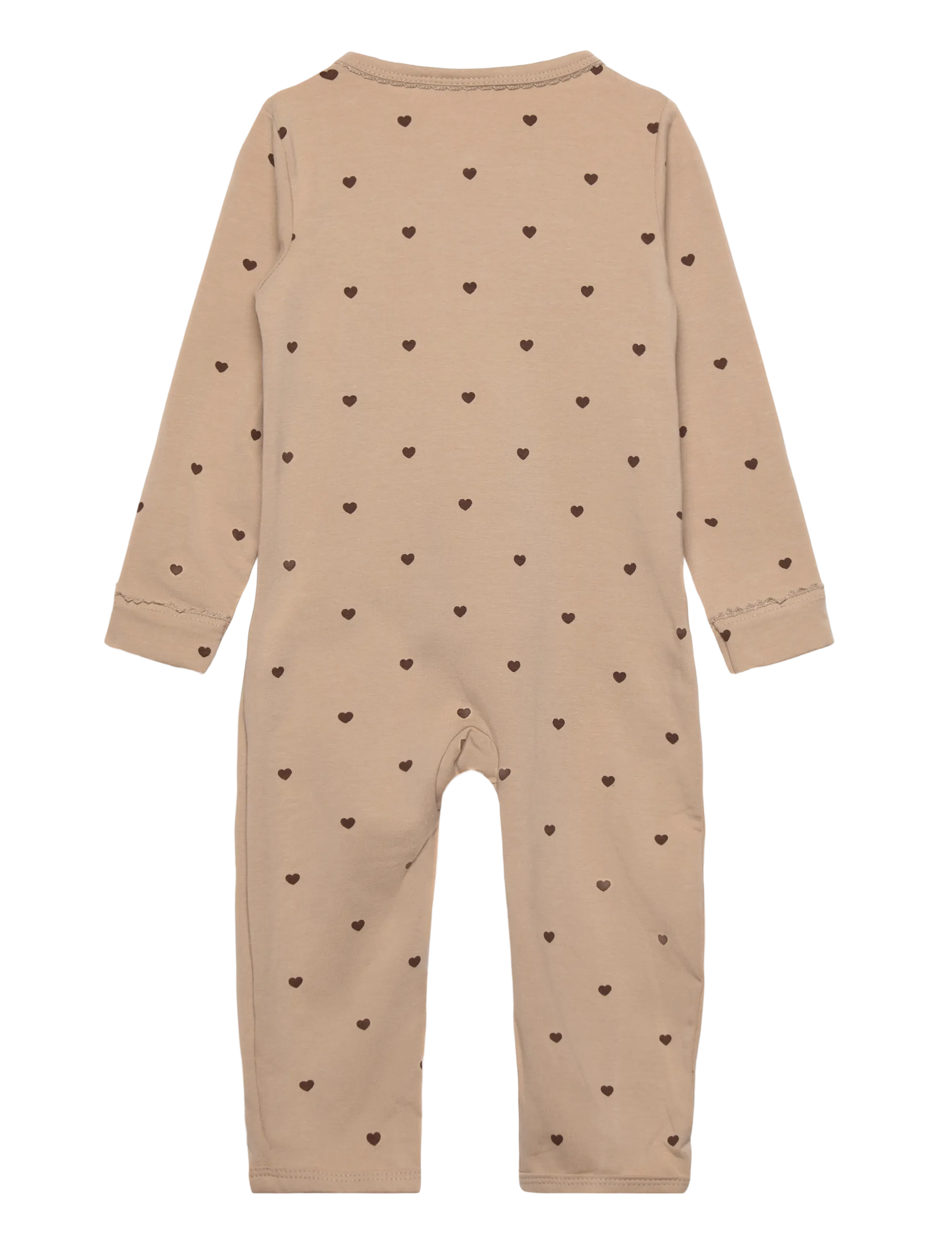 The New - TNSBNova L_S Wrap Jumpsuit - langærmede heldragter - humus aop - 1