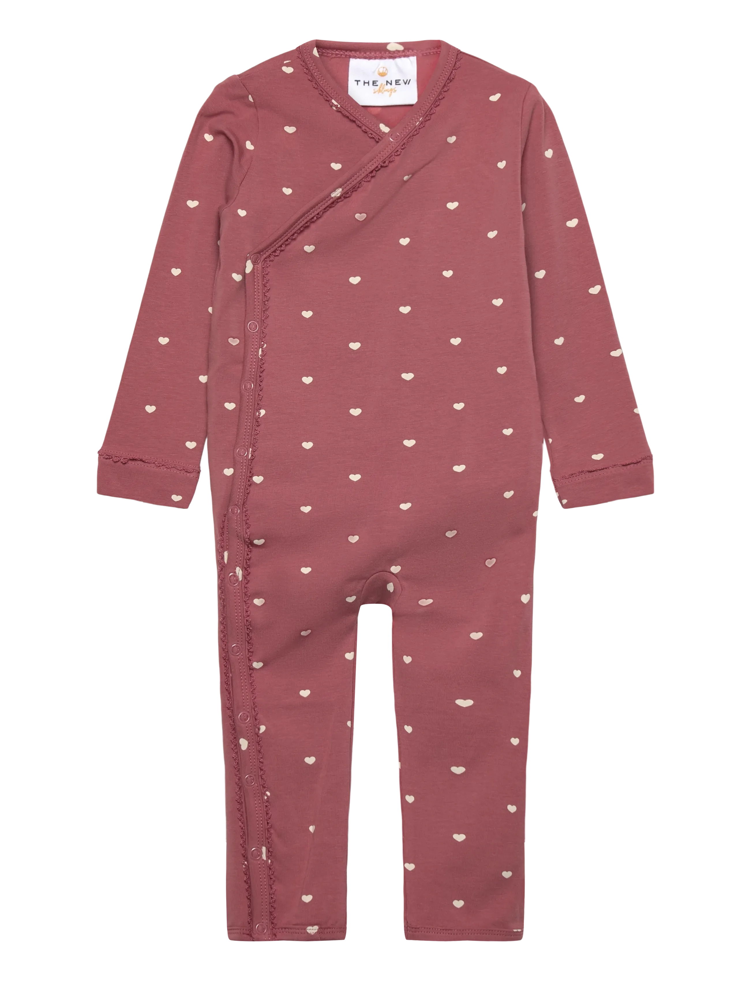 The New - TNSBNova L_S Wrap Jumpsuit - langärmelig - withered rose aop - 0