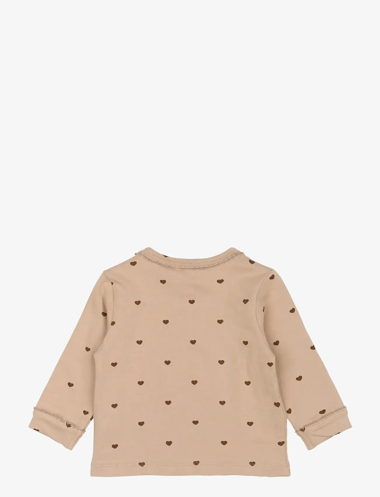 The New - TNSBNova L_S Tee - langærmede t-shirts - humus aop - 1