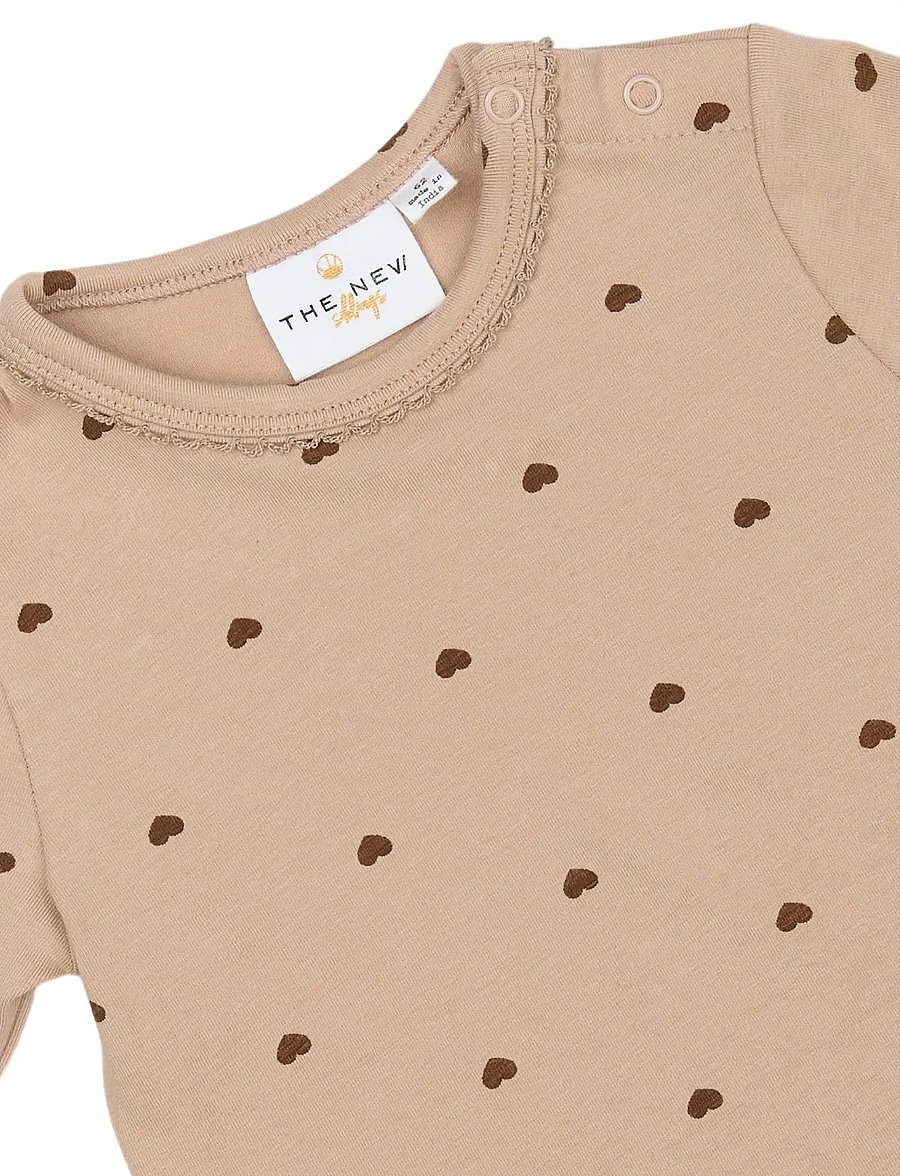 The New - TNSBNova L_S Tee - langærmede t-shirts - humus aop - 2