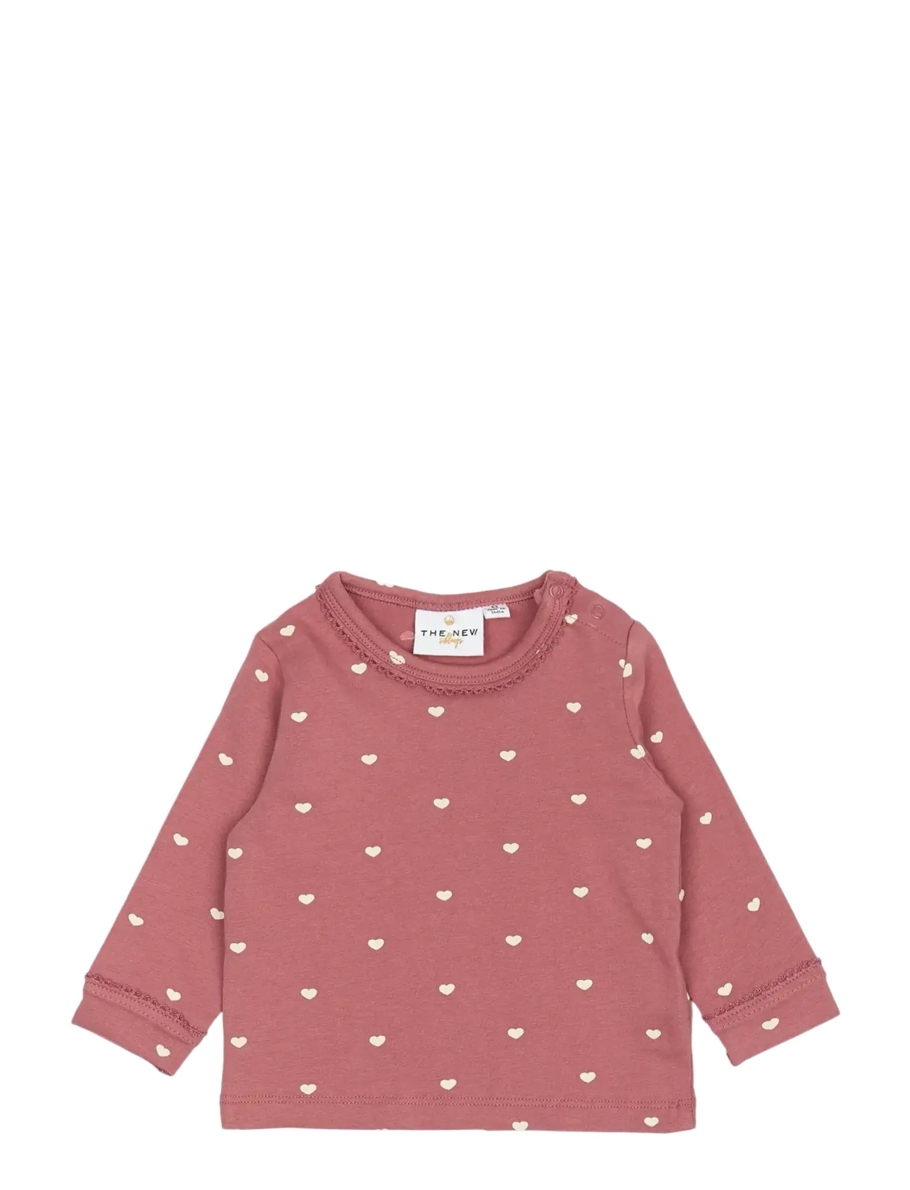 The New TNSBNova L_S Tee - Tøj - WITHERED ROSE AOP / pink/rose