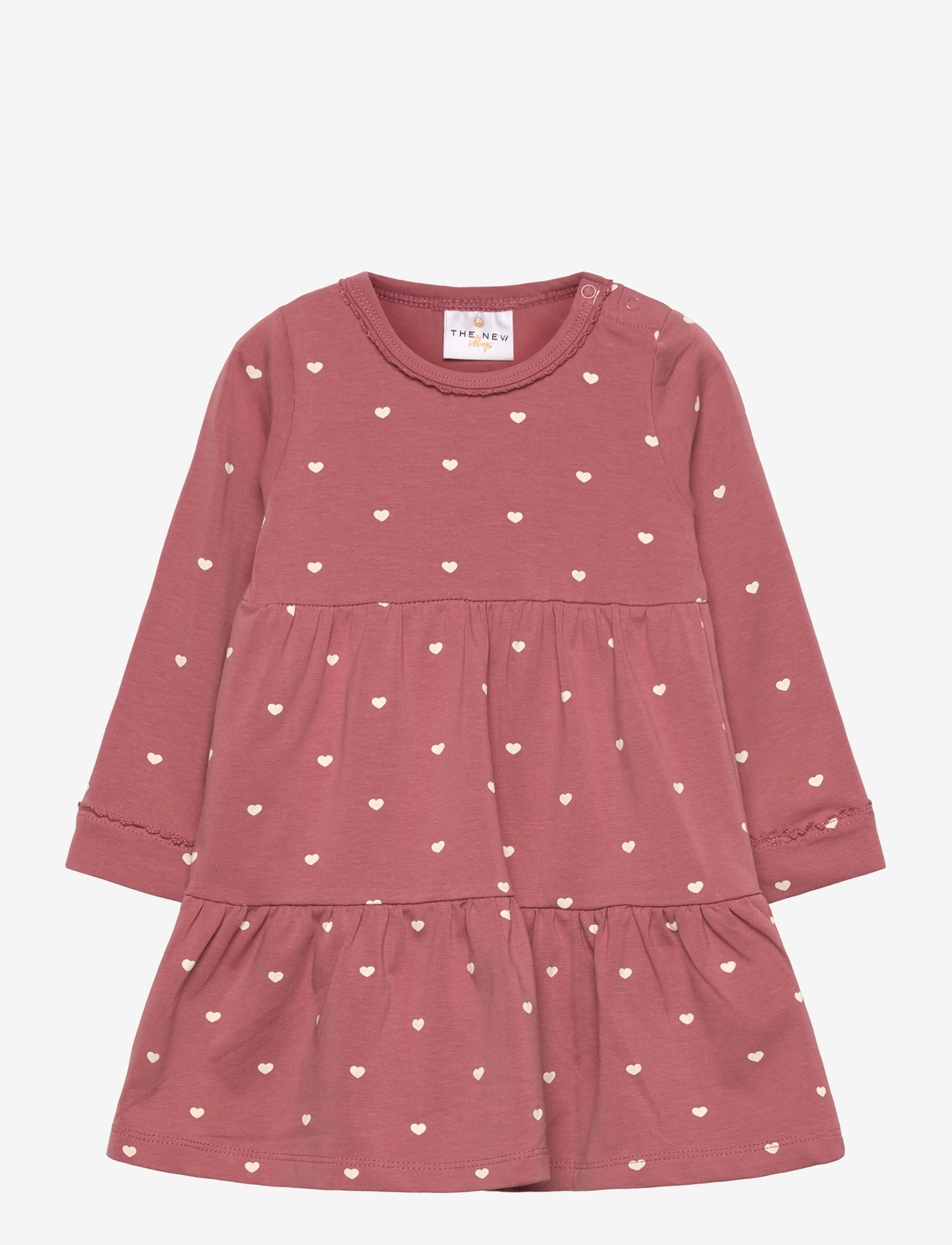 The New - TNSBNova L_S Bodydress - långärmade babyklänningar - withered rose aop - 0