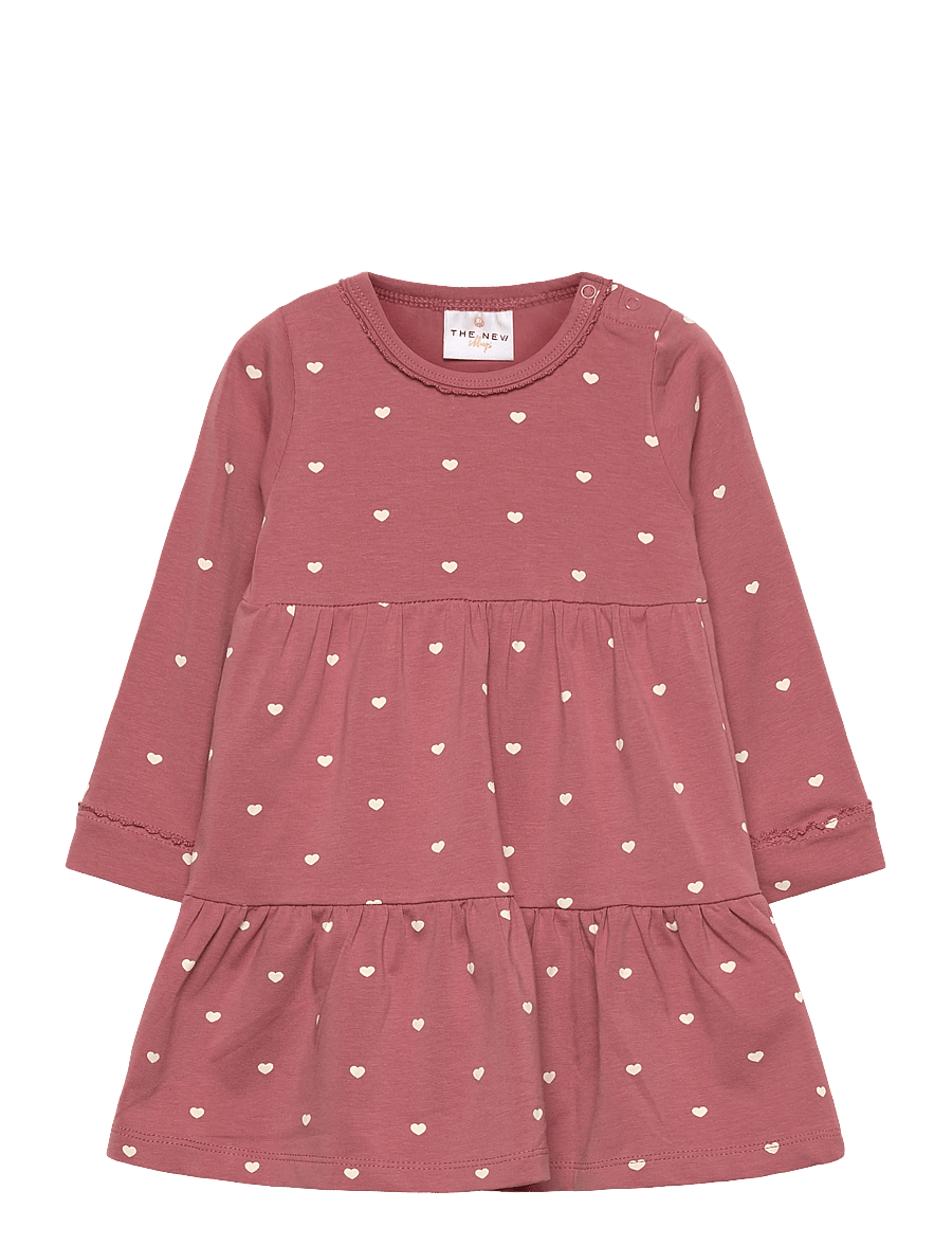 The New - TNSBNova L_S Bodydress - robes pour bébés à manches longues - withered rose aop - 0