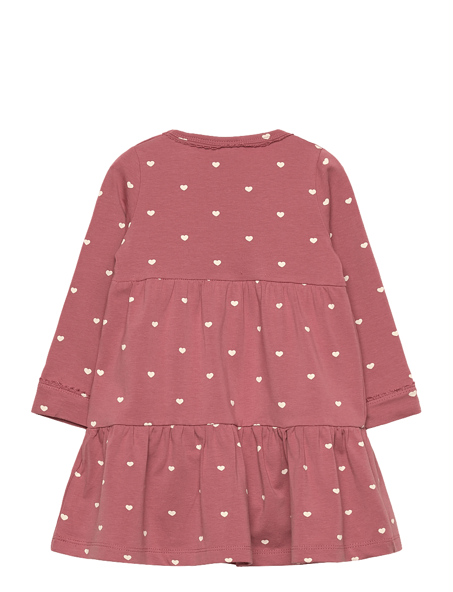 The New - TNSBNova L_S Bodydress - robes pour bébés à manches longues - withered rose aop - 1