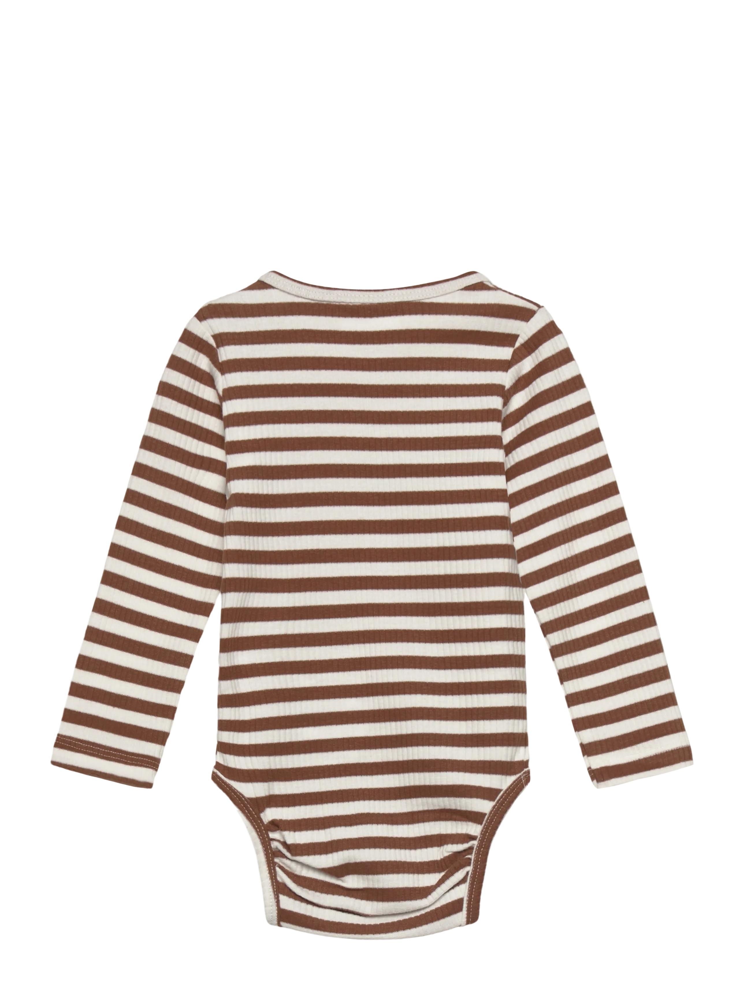 The New - TNSBFro L_S Rib Body - toffee striped - 1