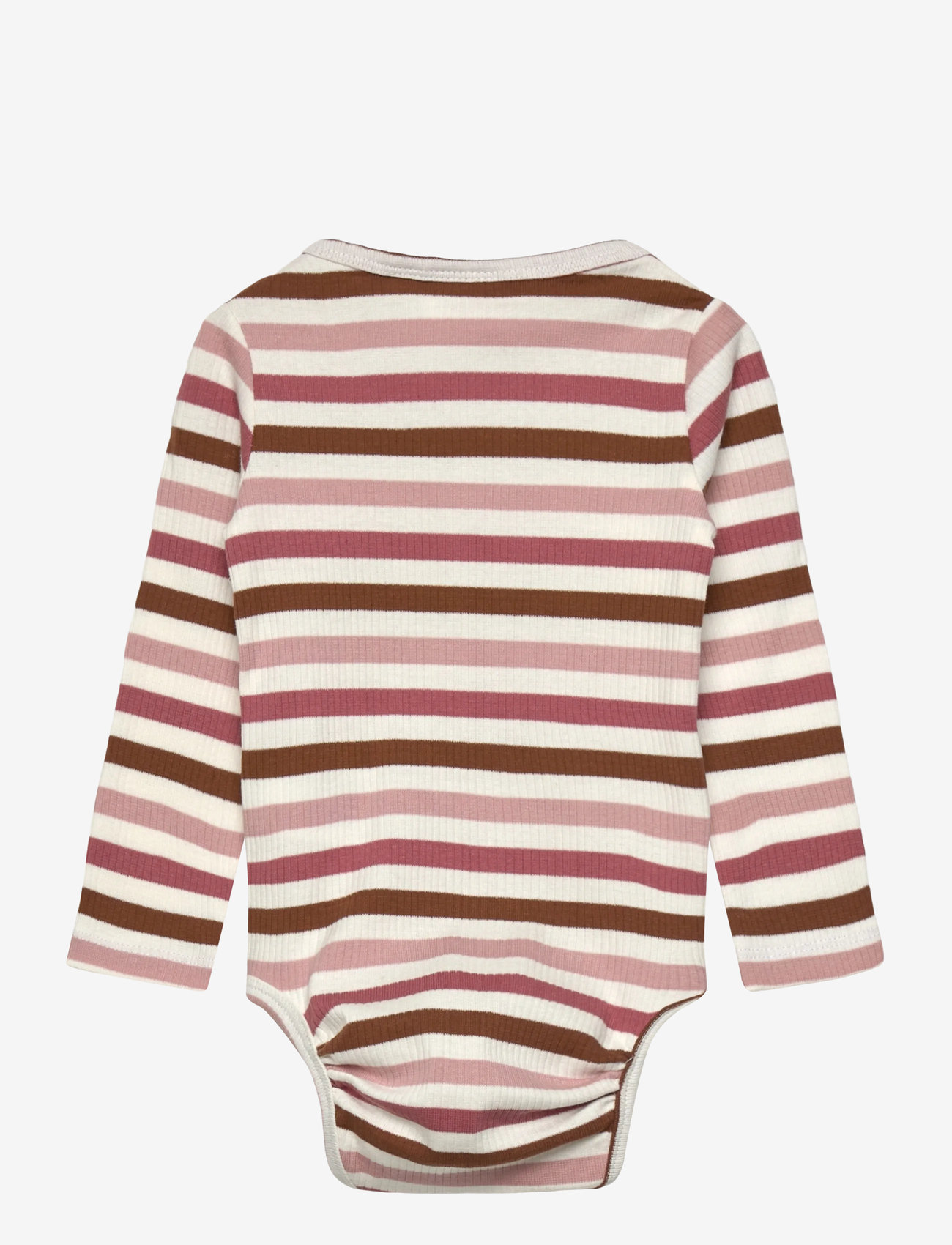 The New - TNSBPama L_S Rib Body - langærmede heldragter - withered rose striped - 1