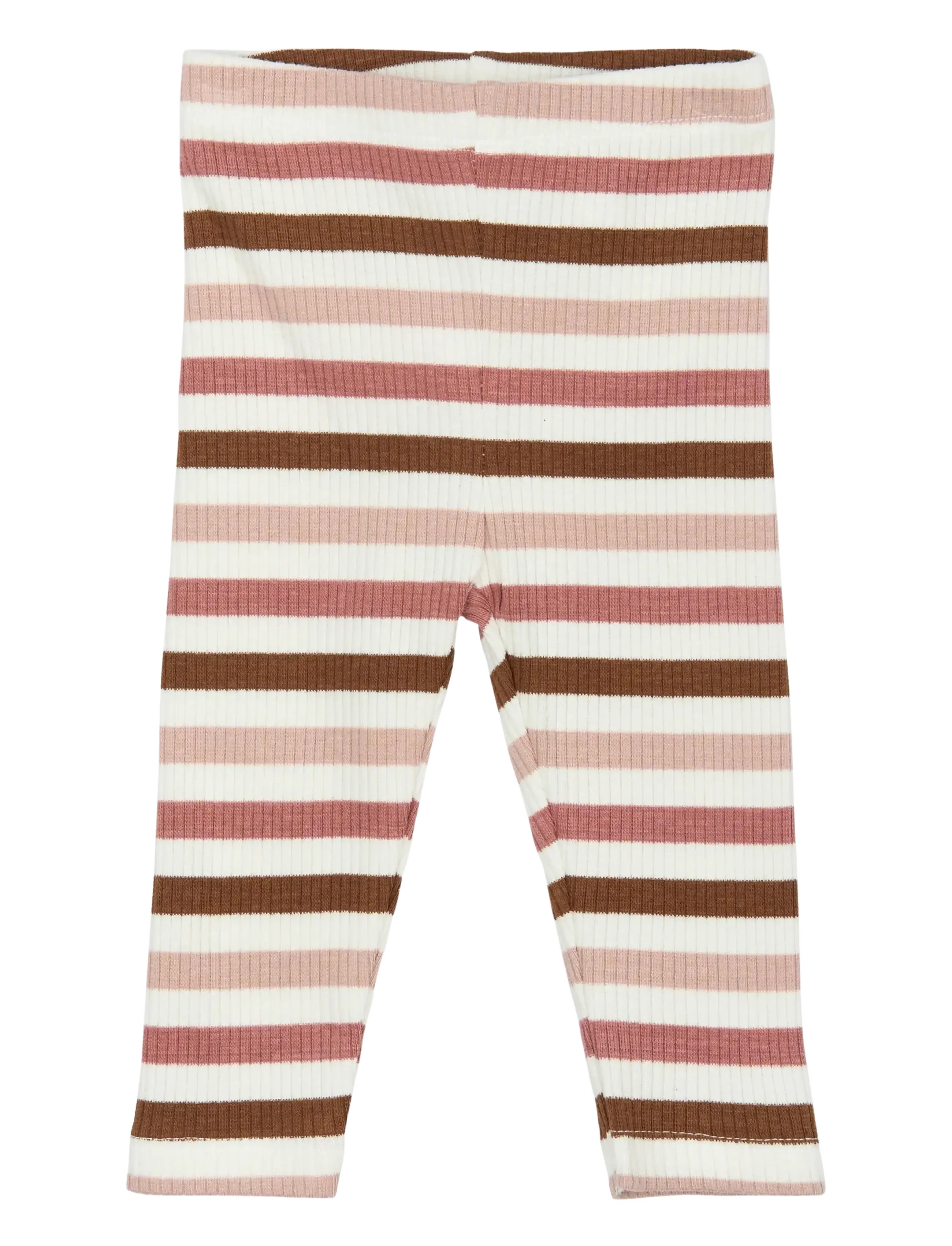 The New TNSBPama Rib Leggings - Tøj - WITHERED ROSE STRIPED / multi