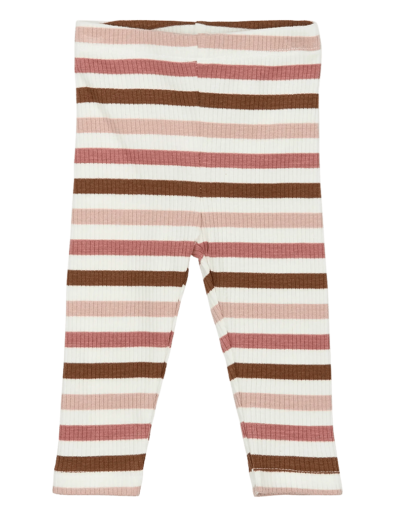 The New - TNSBPama Rib Leggings - leggings - withered rose striped - 1