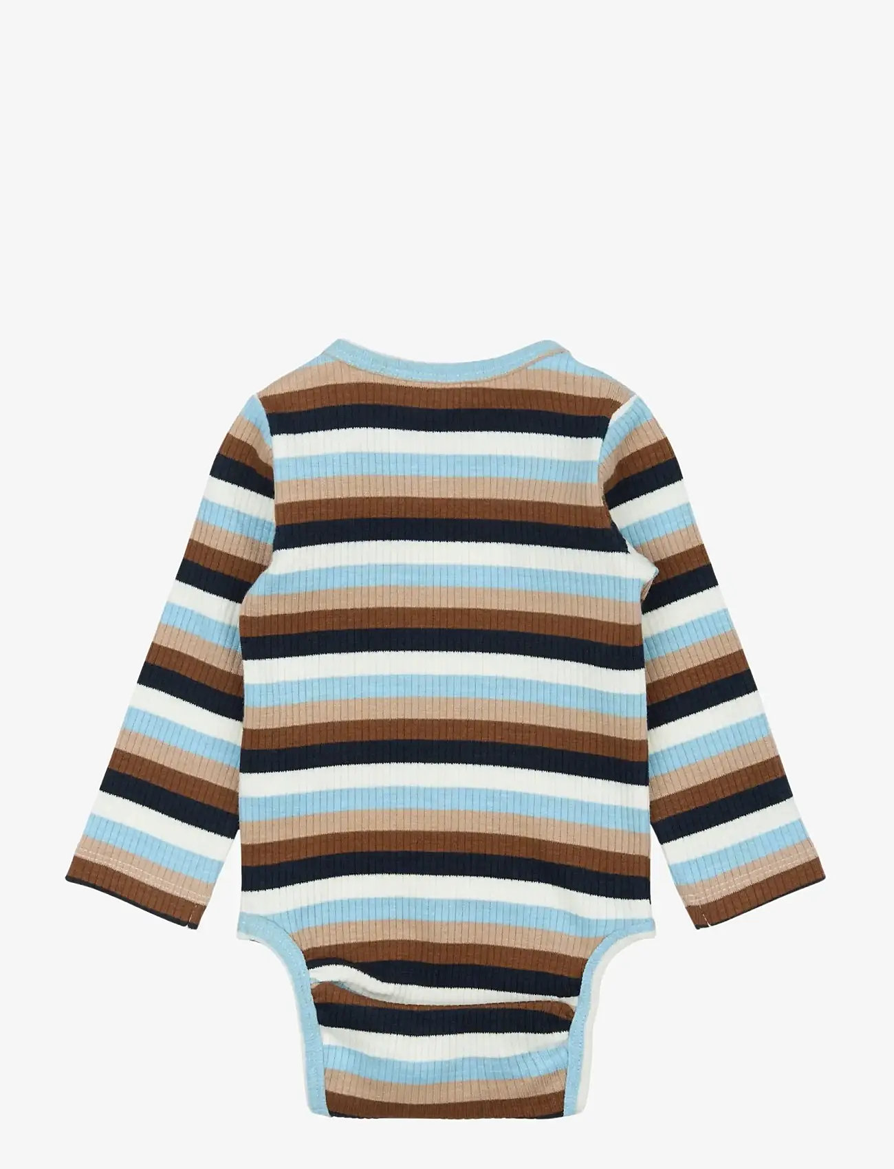 The New - TNSBPark L_S Rib Body - pikkade varrukatega bodid - powder blue striped - 2