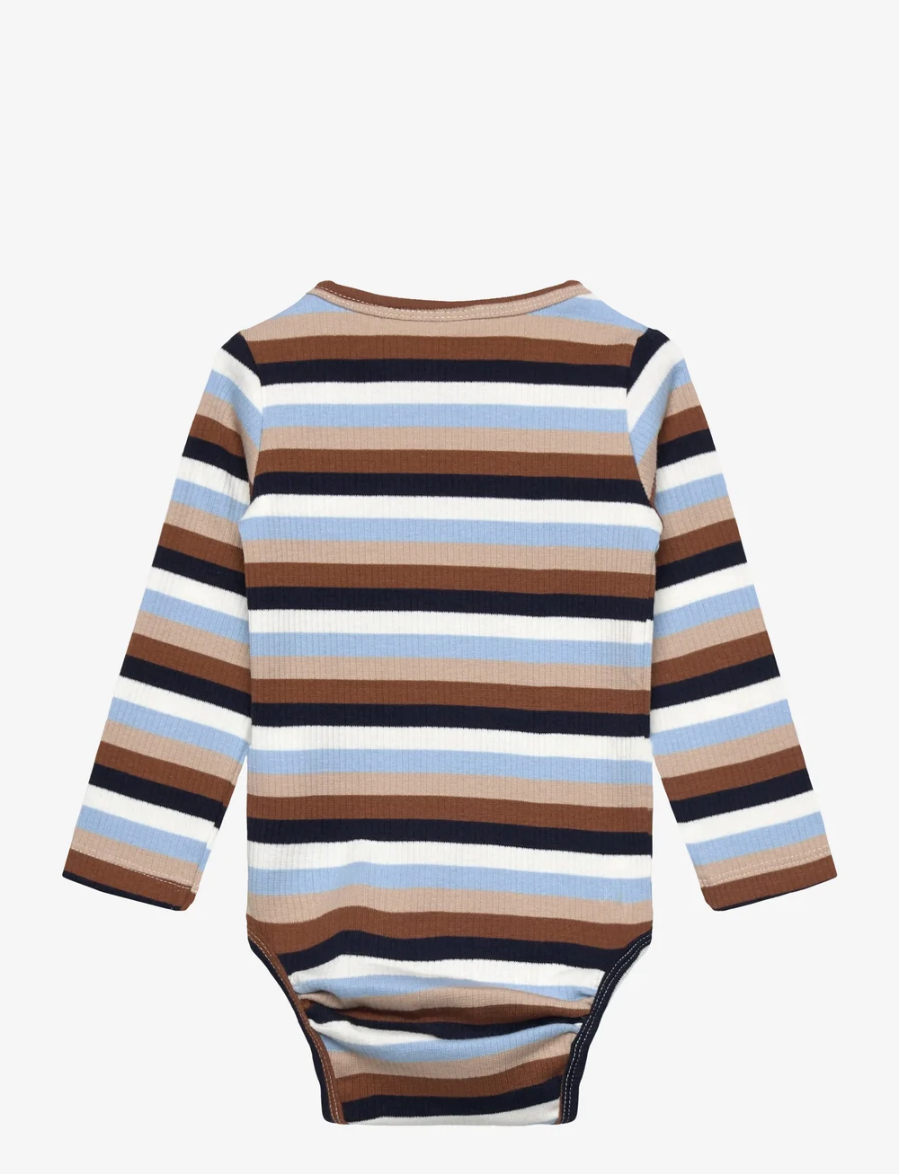 The New - TNSBPark L_S Rib Body - pikkade varrukatega - powder blue striped - 1