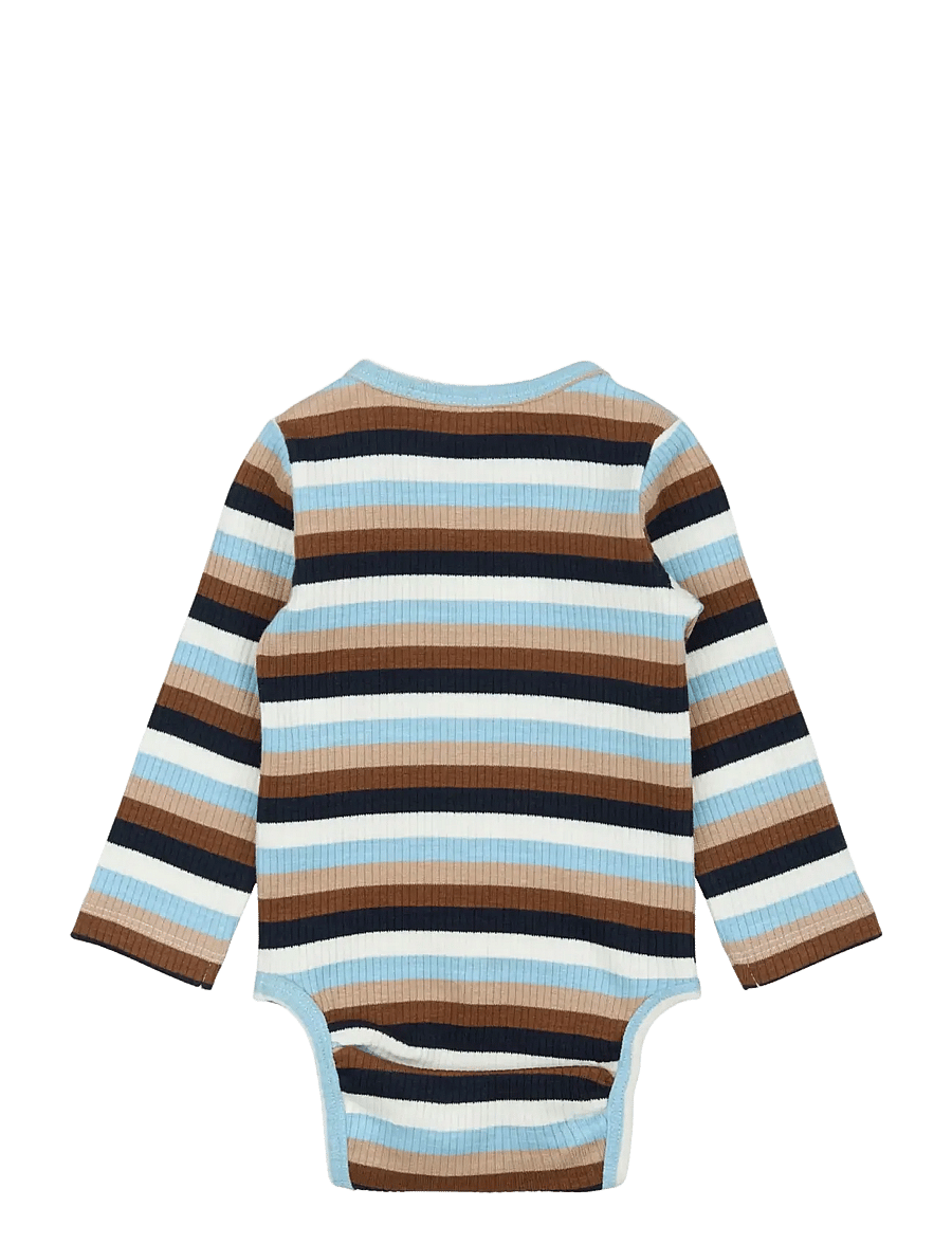 The New - TNSBPark L_S Rib Body - powder blue striped - 2