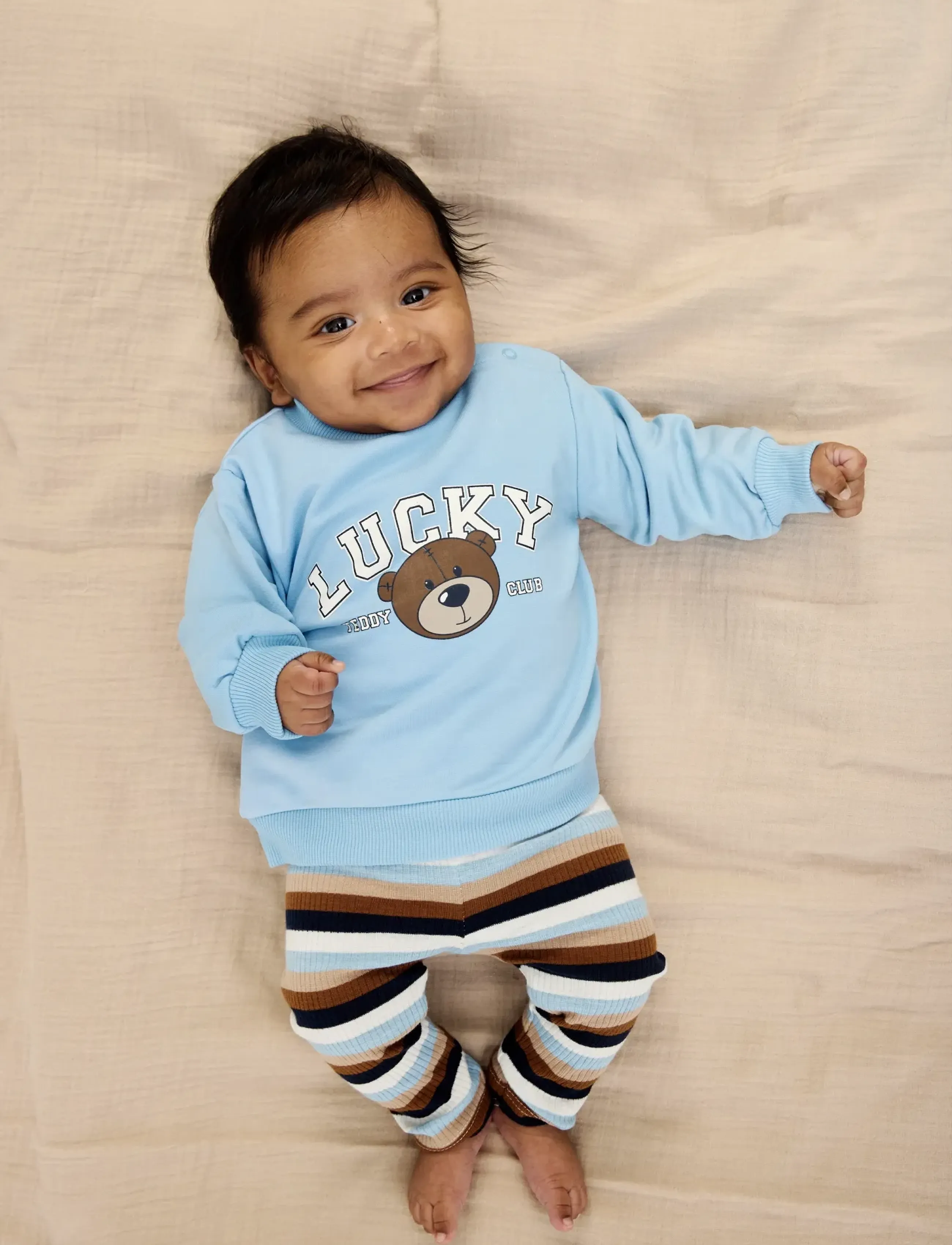 The New - TNSBPark L_S Rib Body - powder blue striped - 3