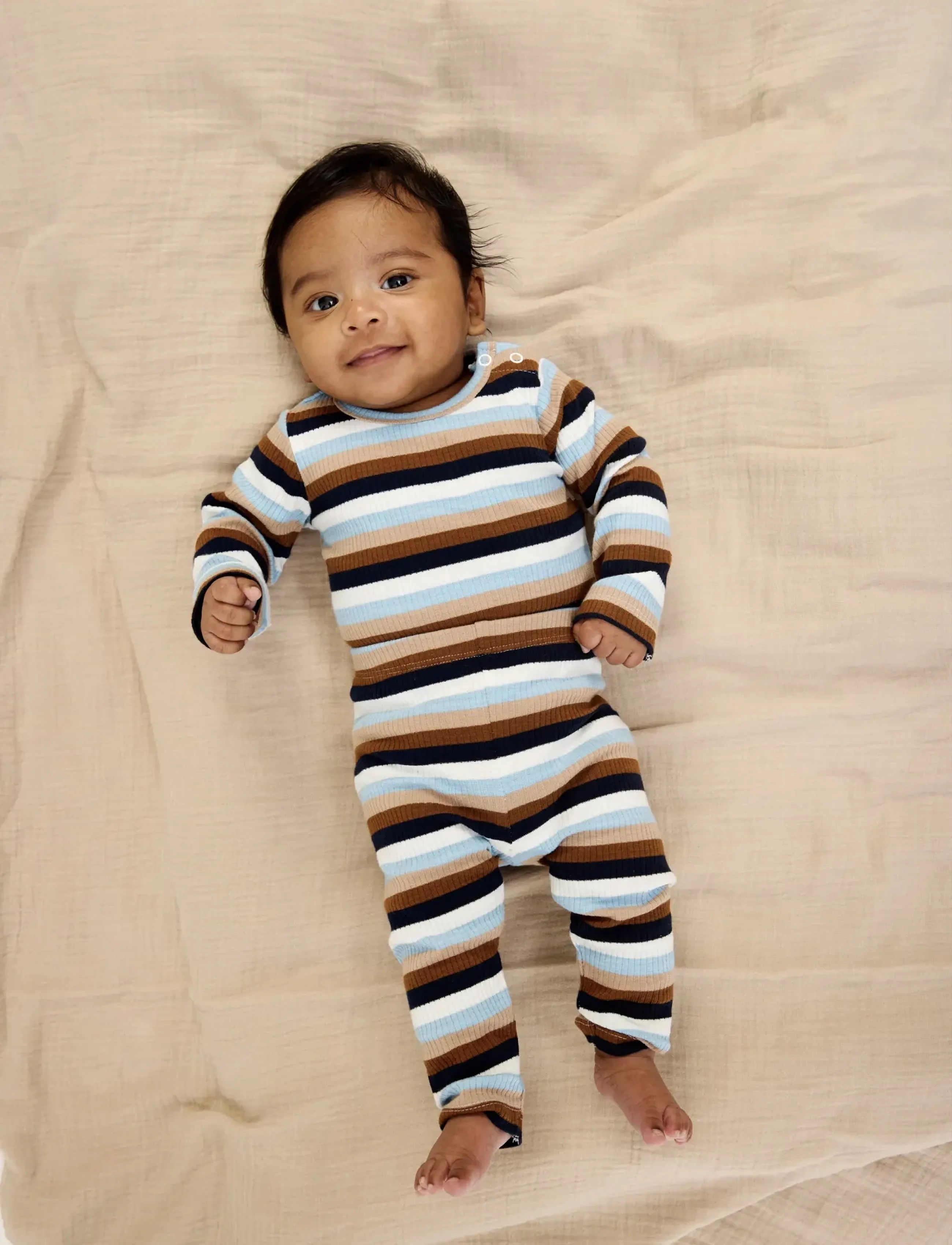 The New - TNSBPark L_S Rib Body - powder blue striped - 4