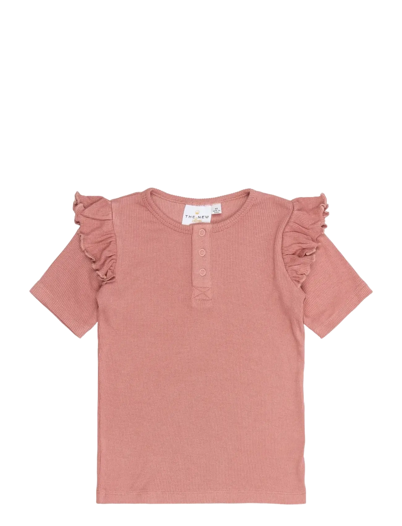 The New Tnsboriel S_S Rib Tee, 56, T-shirts, Rosa - Short-sleeved, Kinder