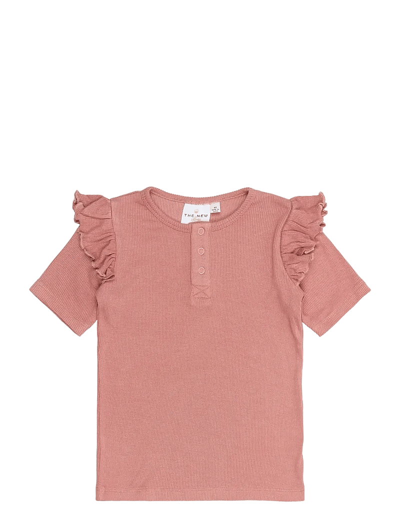 The New - TNSBOriel S_S Rib Tee - kurzärmelige - old rose - 0