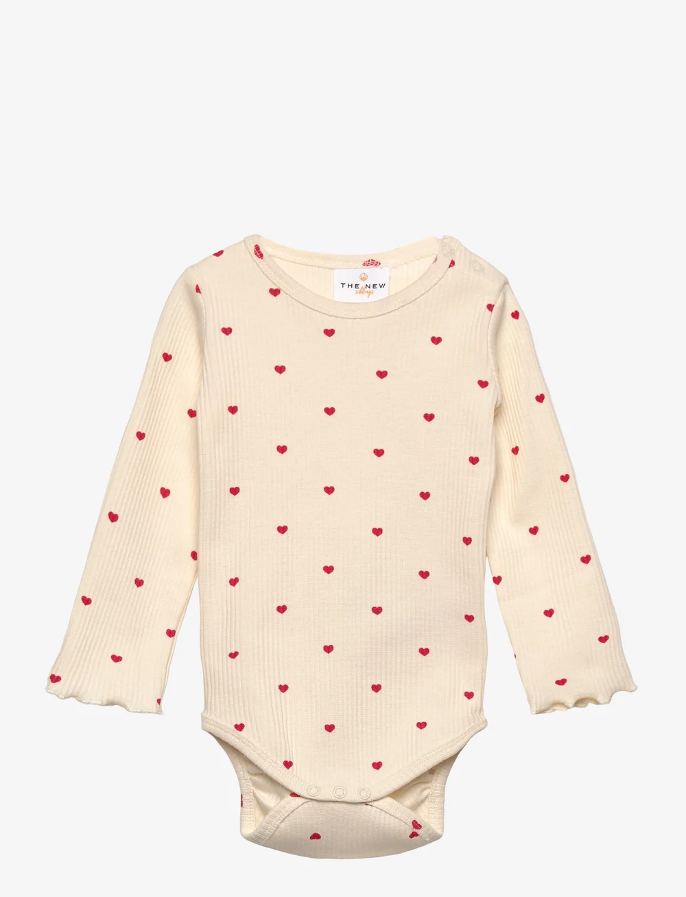 The New - TNSBRhea L_S Rib Body - langärmelig - gardenia aop - 0