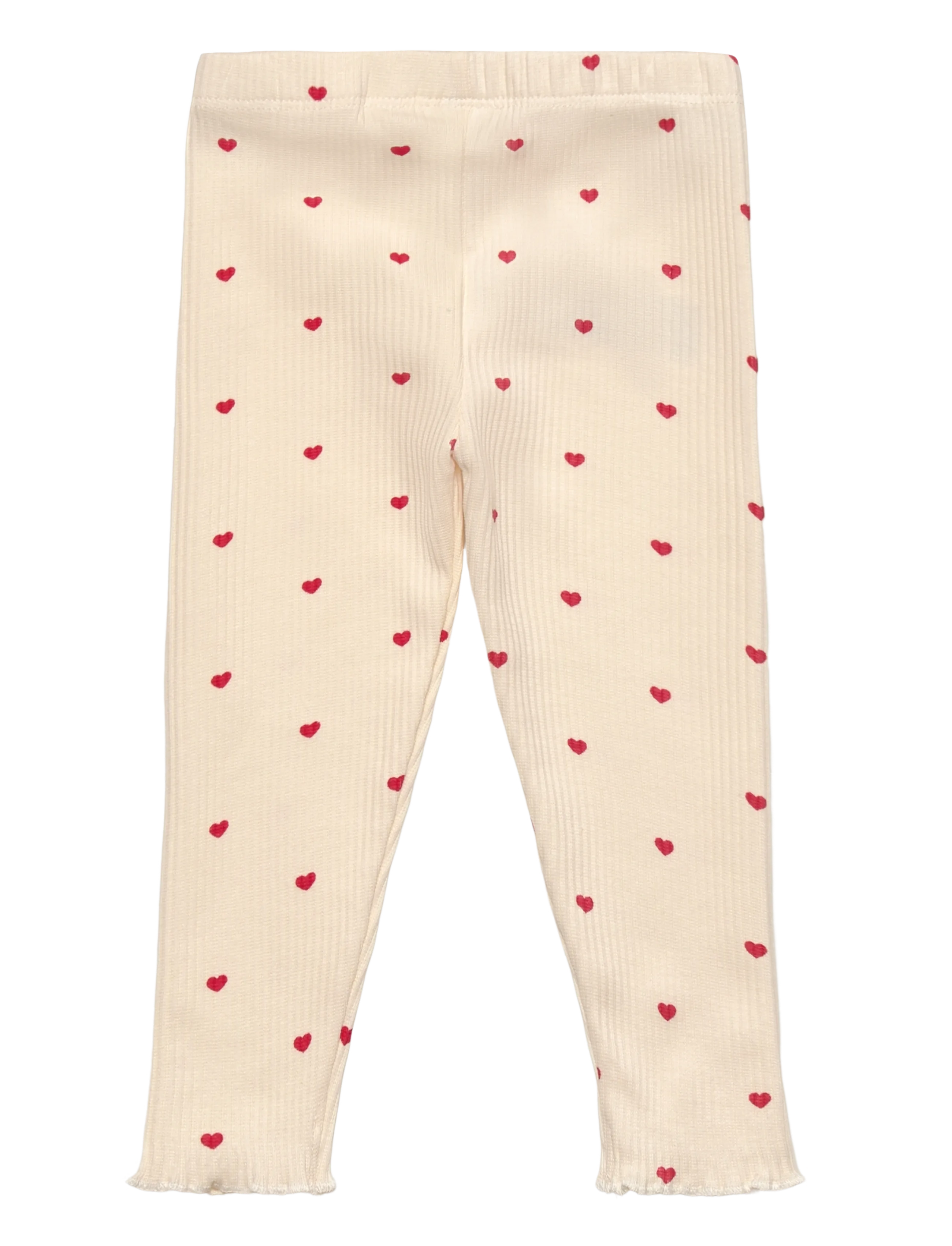The New - TNSBRhea Rib Leggings - gardenia aop - 1