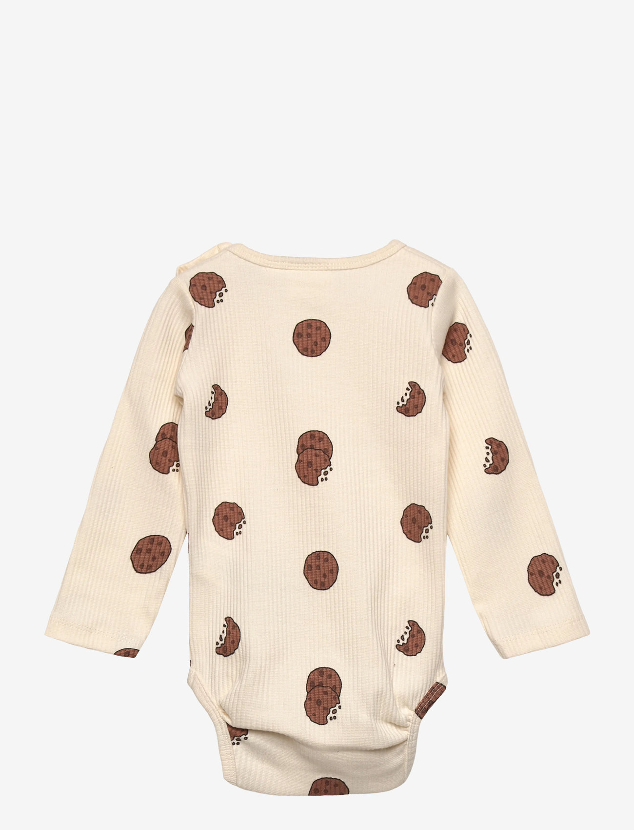 The New - TNSBRyan L_S Rib Body - long-sleeved - gardenia aop - 1