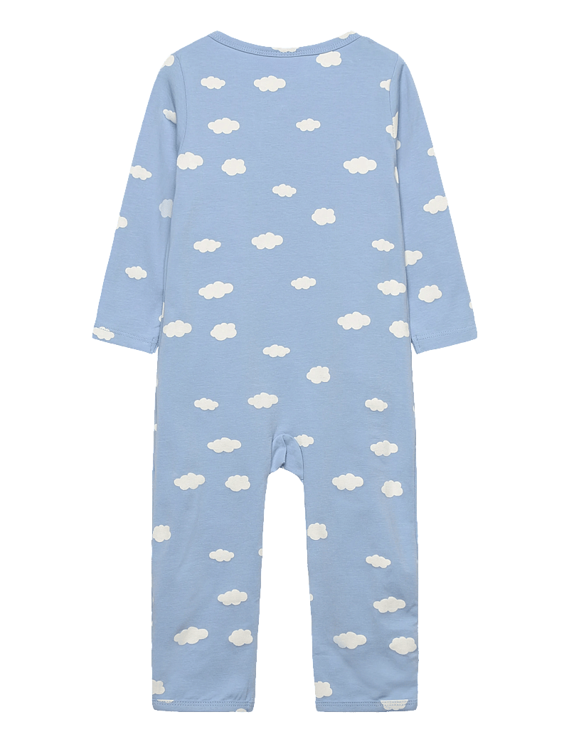 The New - TNSBPaco L_S Wrap Jumpsuit - pikkade varrukatega - powder blue aop - 1