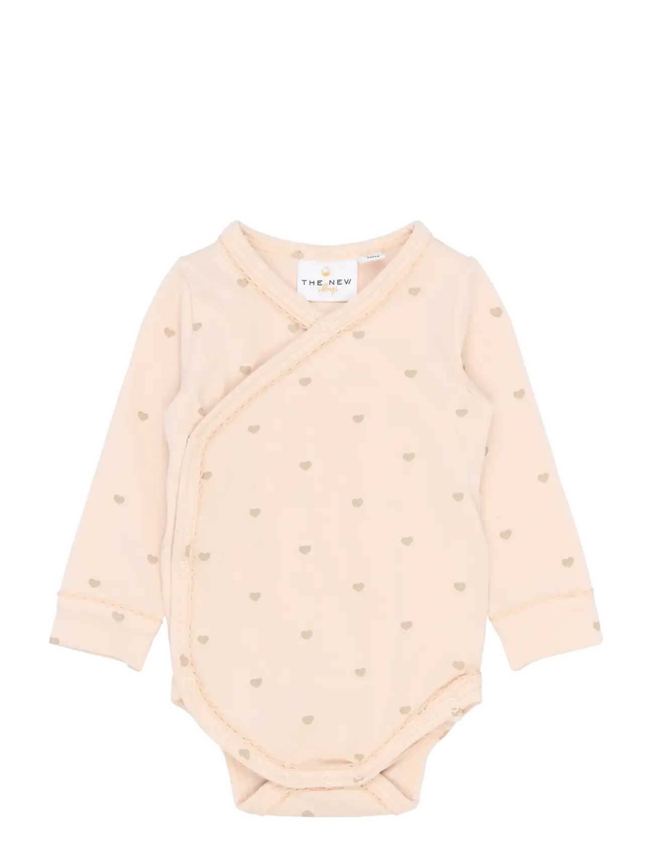 The New Tnsbnova L_S Wrap Body, 62, Pink, Kroppe > Wrap-Kroppe, Børn