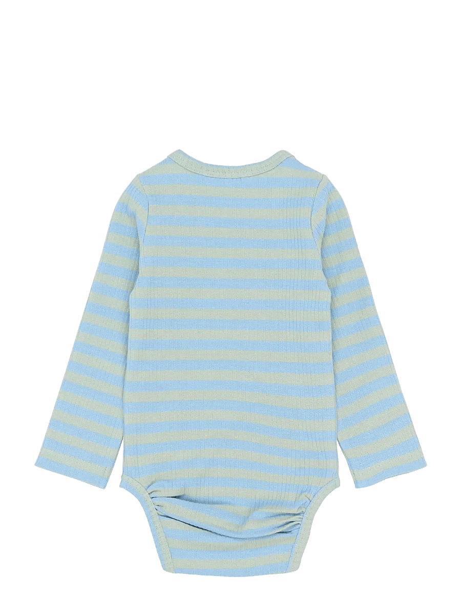The New - TNSBFro L_S Rib Body - pikkade varrukatega bodid - forever blue striped - 1