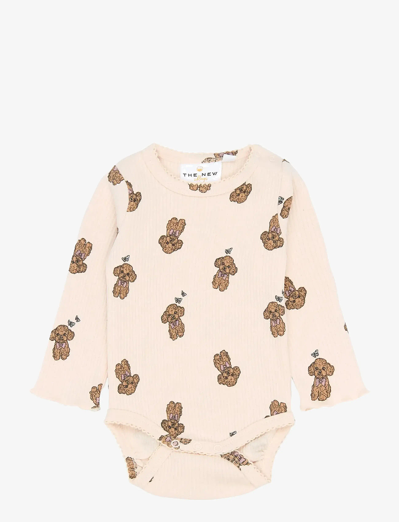 The New - TNSBSona L_S Rib Body - langärmelig - silver peony aop - 0