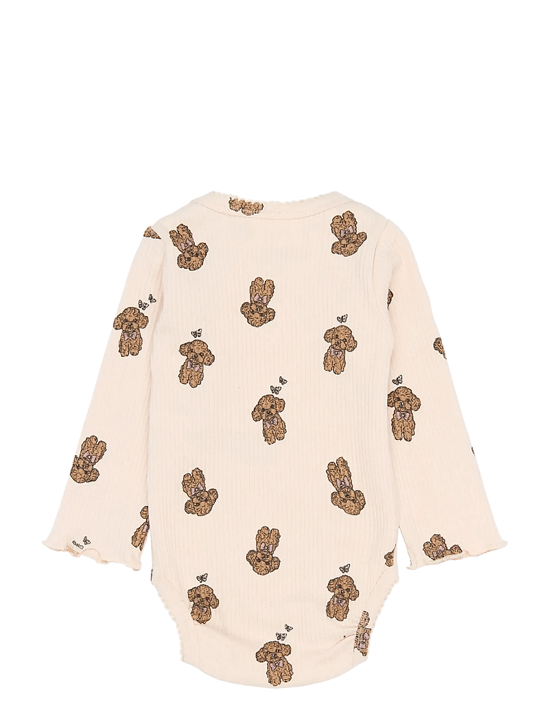 The New - TNSBSona L_S Rib Body - langärmelig - silver peony aop - 1