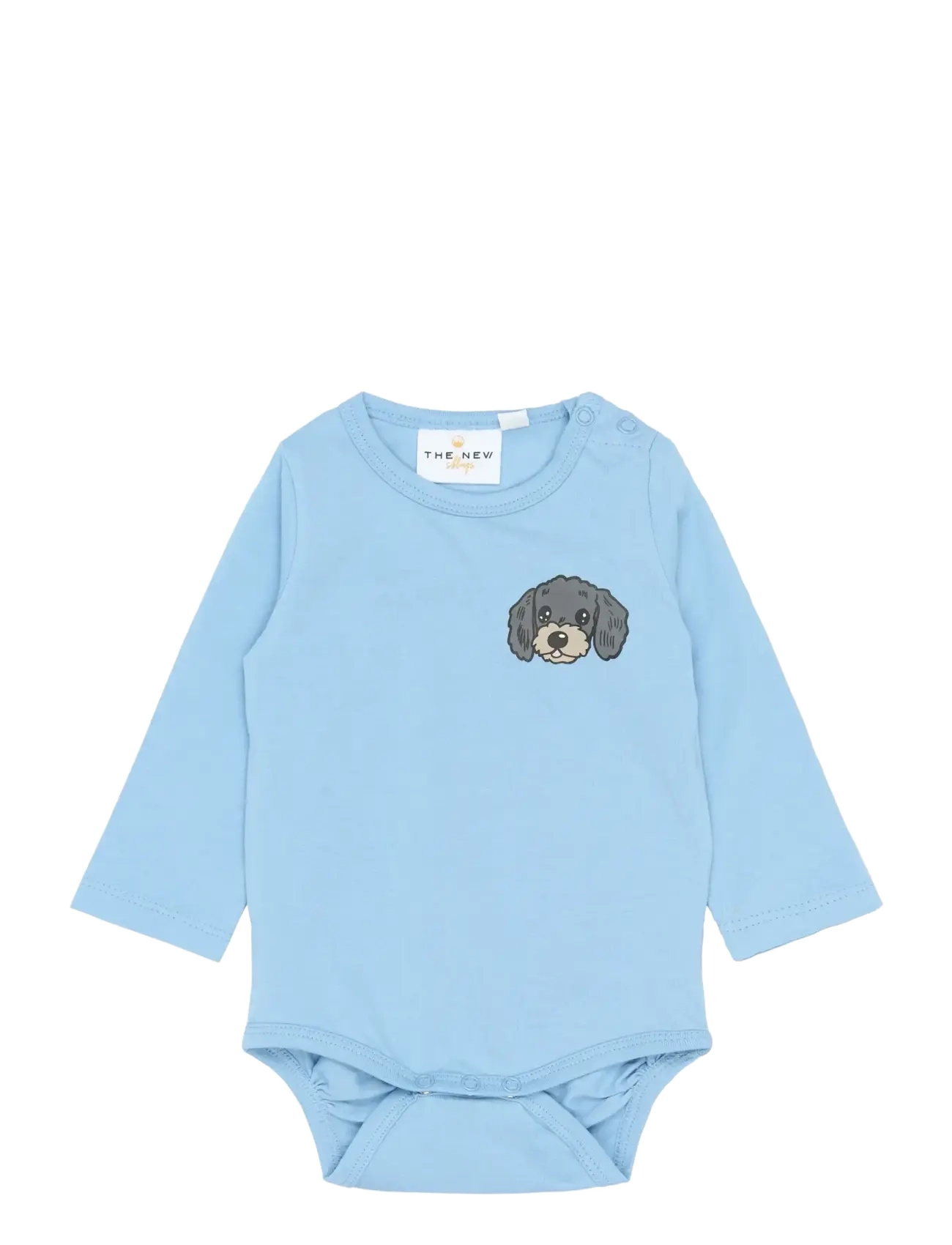The New Tnsbscottie L_S Body, 68, Blue, Bodys > Langærmede, Børn