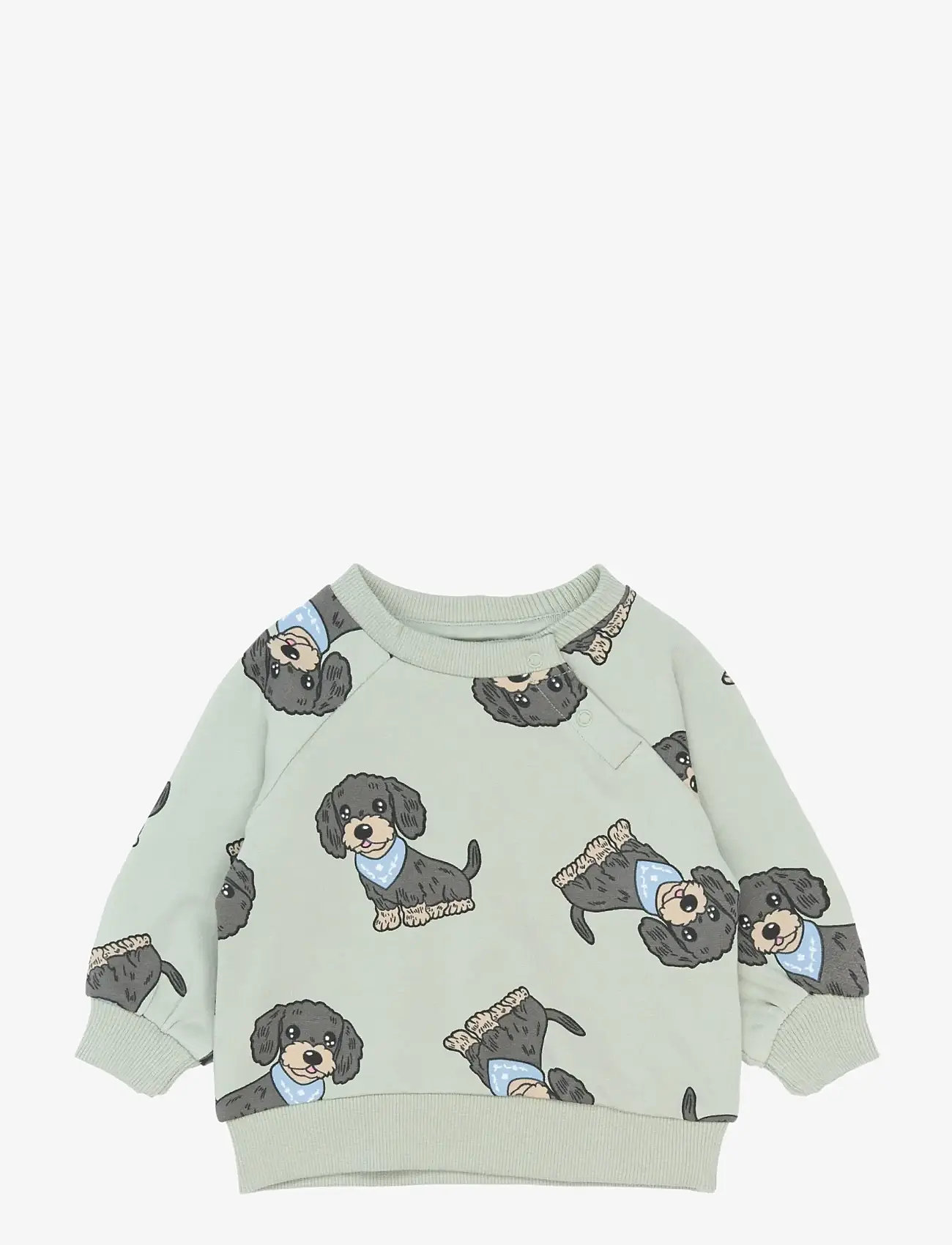 The New - TNSBSofus Sweatshirt - sweatshirts - aqua gray aop - 0