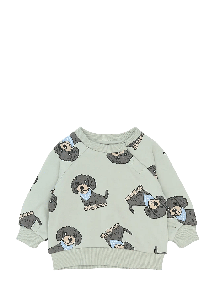 The New - TNSBSofus Sweatshirt - dressipluusid - aqua gray aop - 0