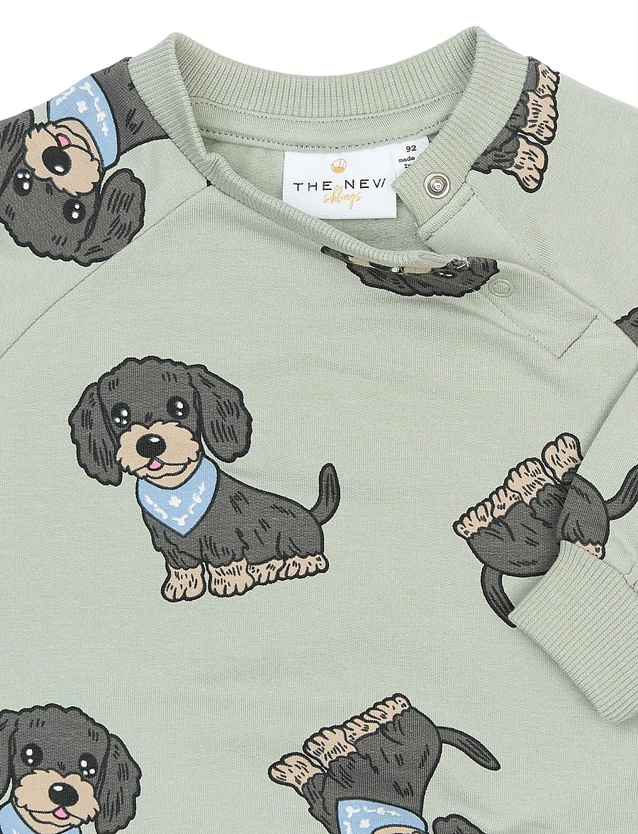 The New - TNSBSofus Sweatshirt - dressipluusid - aqua gray aop - 2
