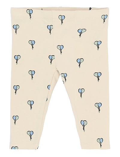 The New TNSBSoon Leggings - Leggings - GARDENIA AOP / cream