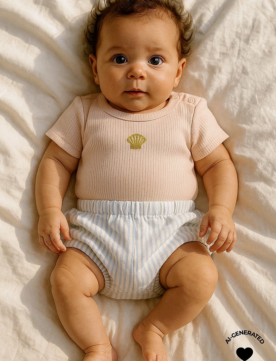 The New - TNSBTianna S_S Rib Body - rompers met korte mouwen - peach whip - 0