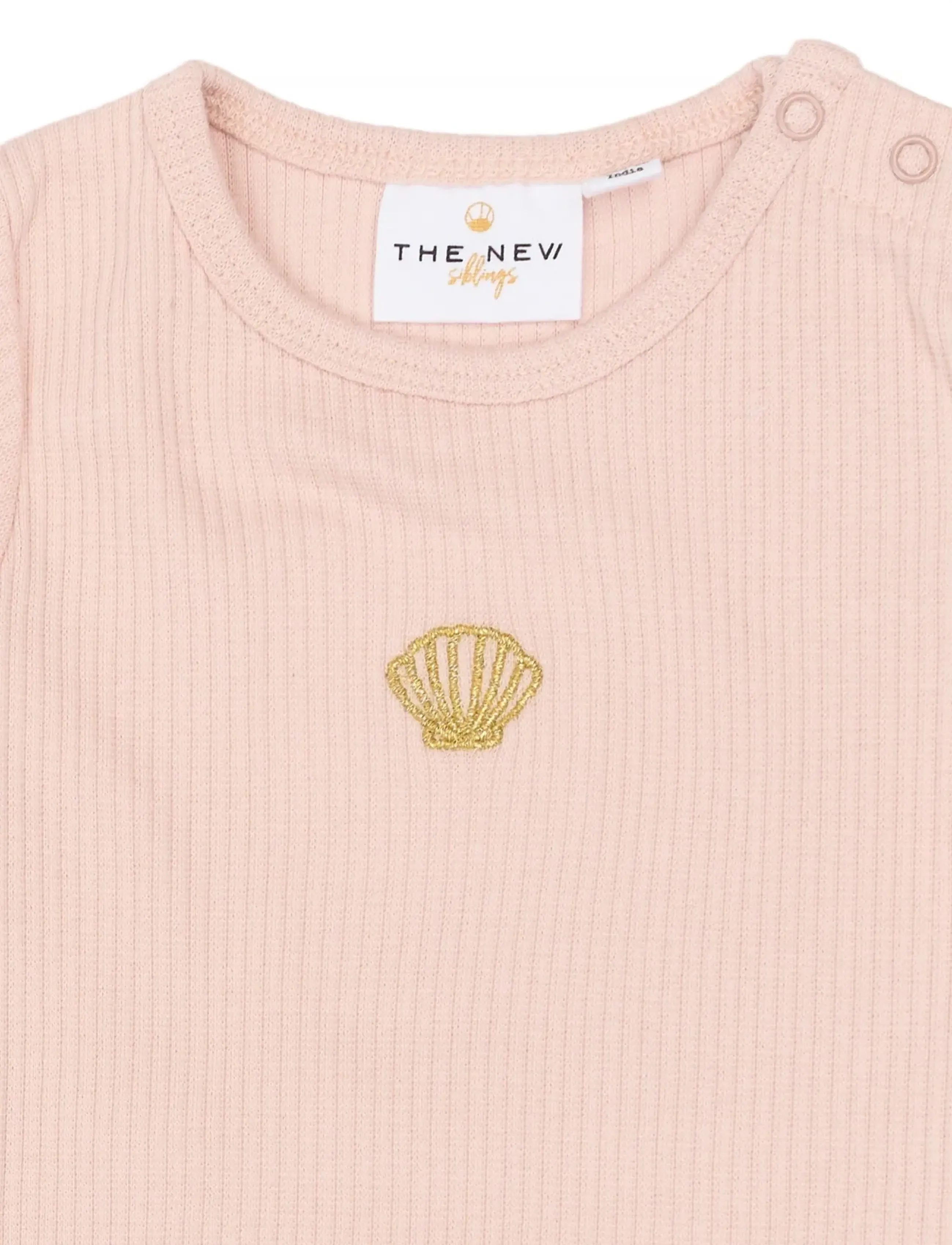 The New - TNSBTianna S_S Rib Body - rompers met korte mouwen - peach whip - 3