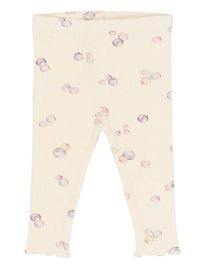 The New - TNSBTamma Rib Leggings - leggings - gardenia aop - 1