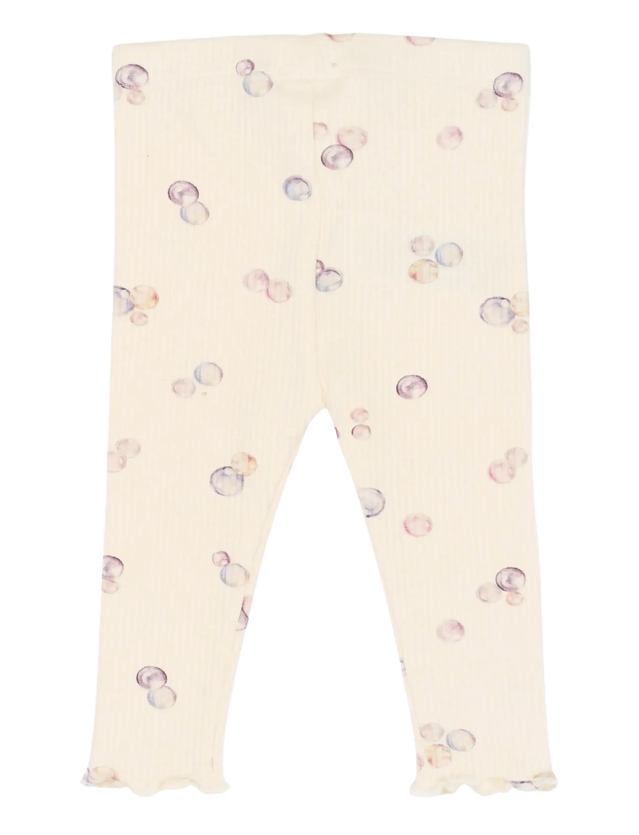 The New - TNSBTamma Rib Leggings - leggings - gardenia aop - 2