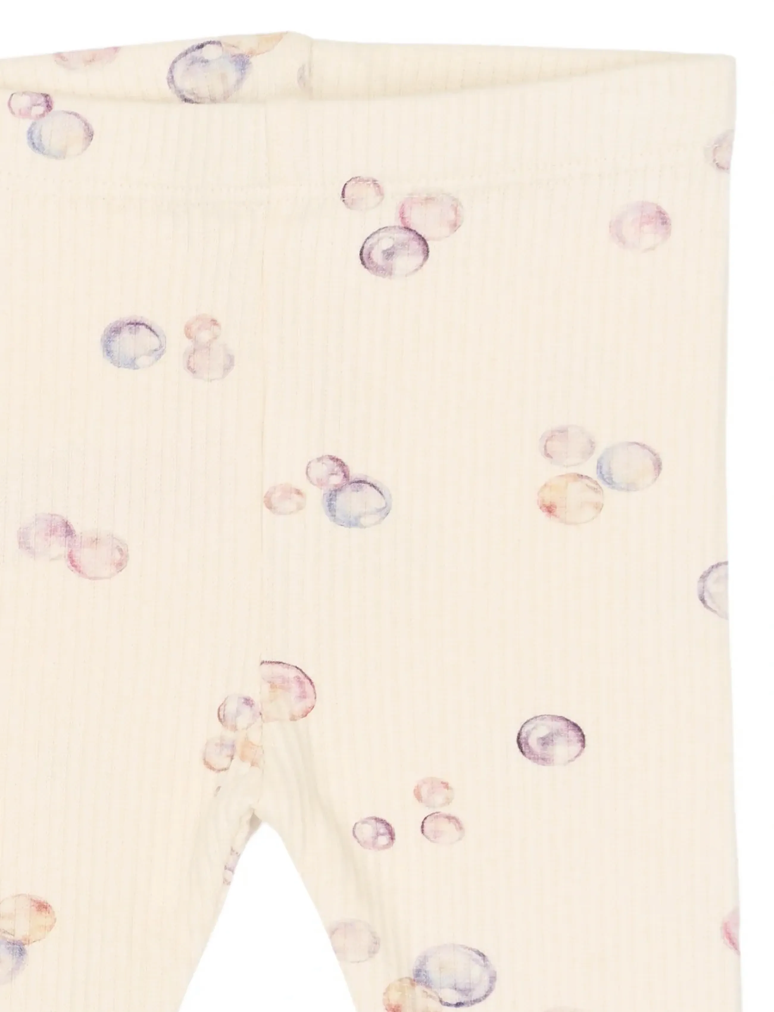 The New - TNSBTamma Rib Leggings - leggings - gardenia aop - 3