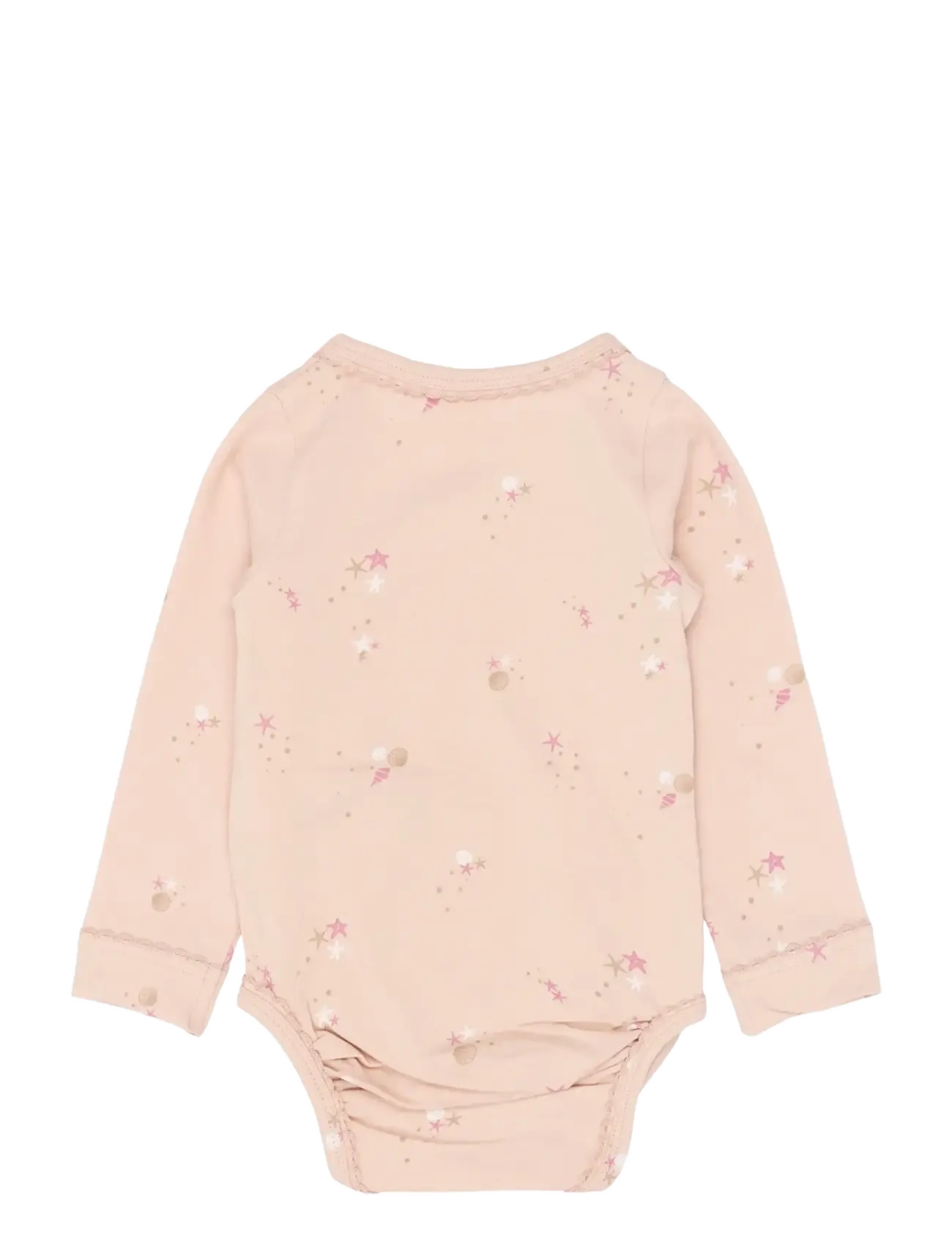The New - TNSBTova L_S Wrap Body - langærmede bodyer - peach whip aop - 2