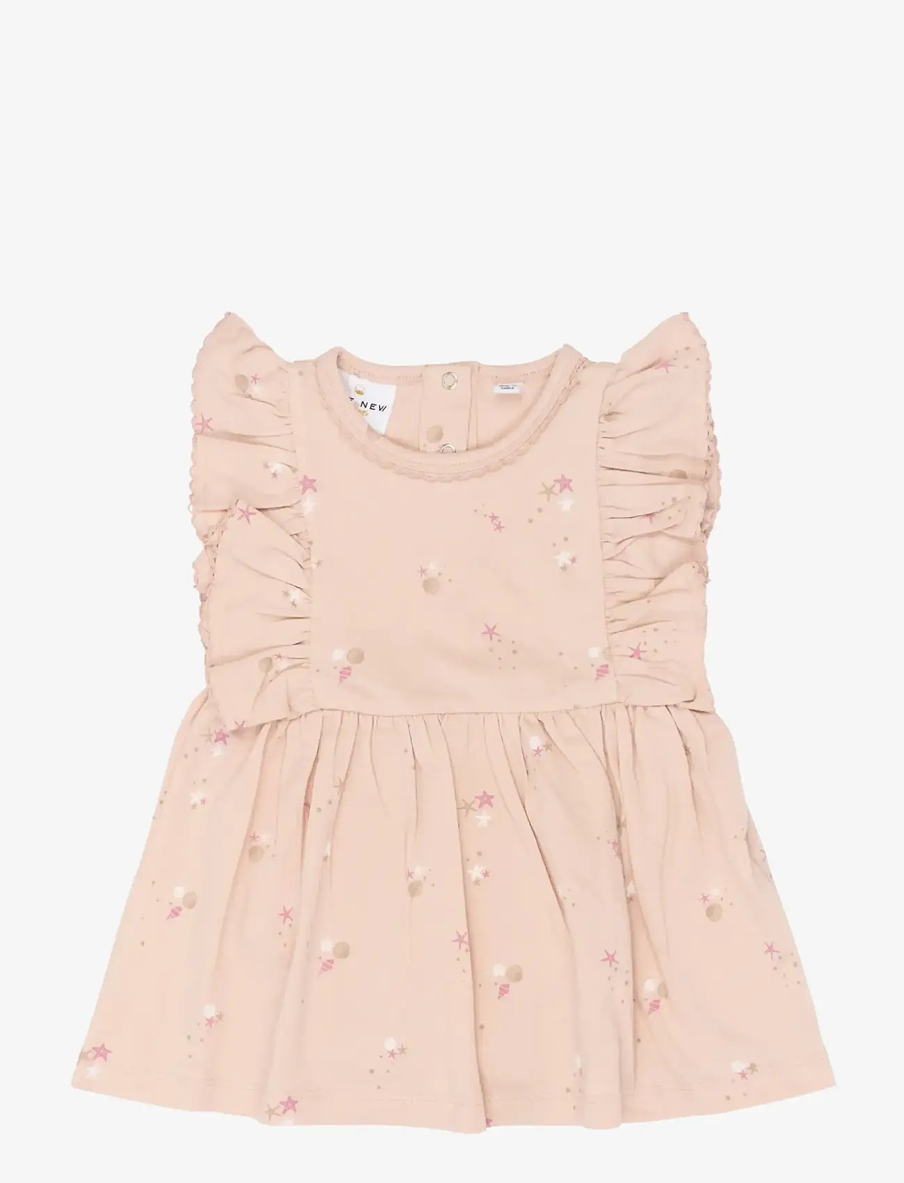 The New - TNSBTova S_L Bodydress - kurzärmelige babykleider - peach whip aop - 1