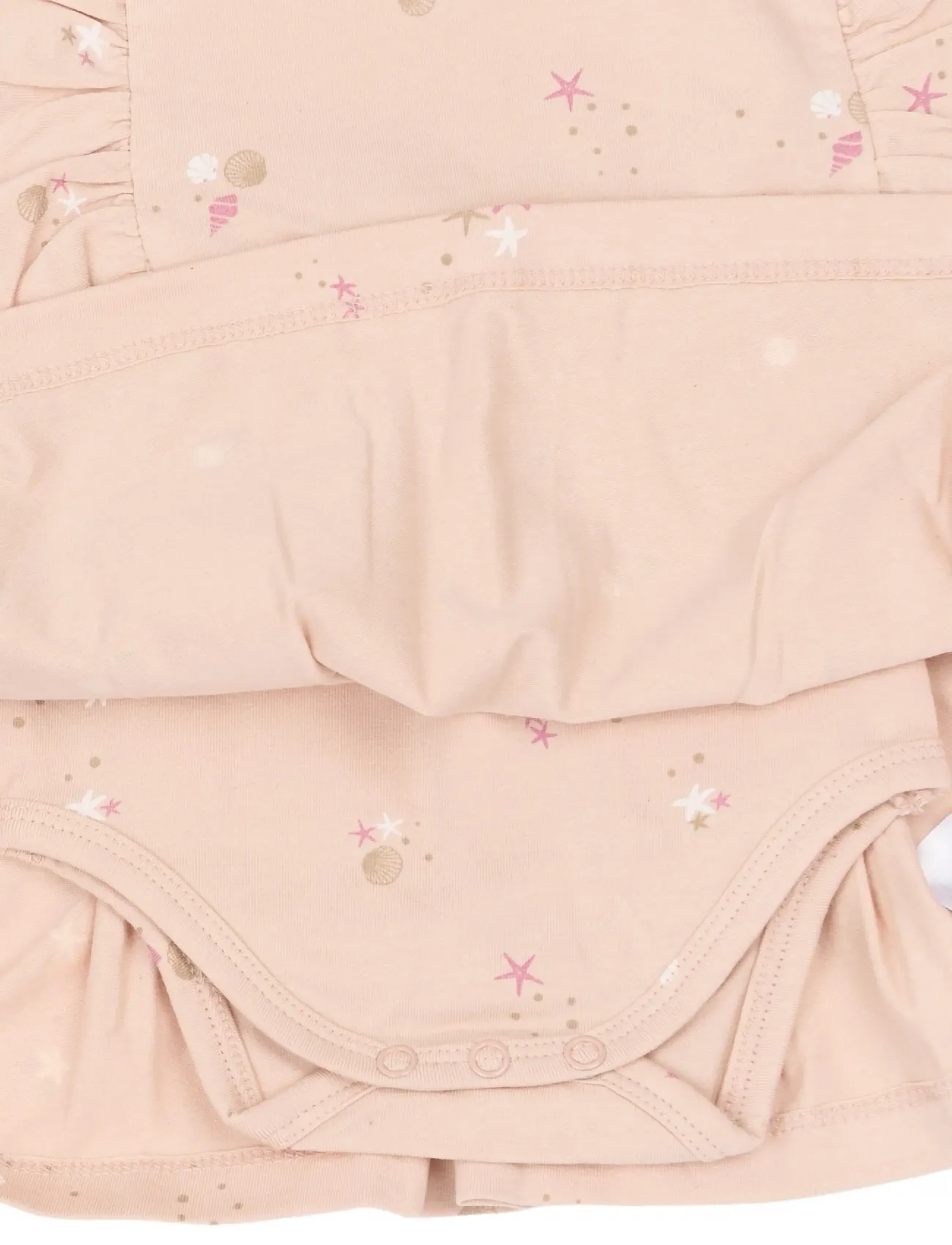 The New - TNSBTova S_L Bodydress - robes pour bébés à manches courtes - peach whip aop - 3
