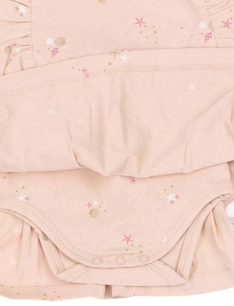 The New - TNSBTova S_L Bodydress - robes pour bébés à manches courtes - peach whip aop - 3
