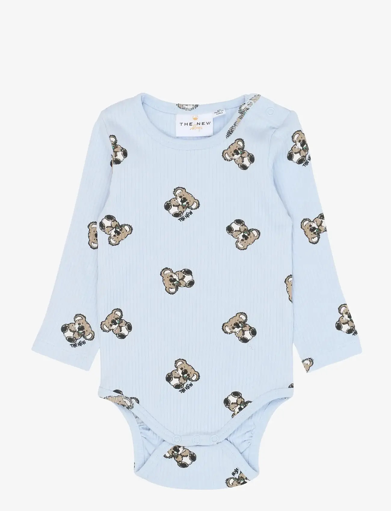 The New - TNSBTopper L_S Rib Body - long-sleeved bodies - heather aop - 1
