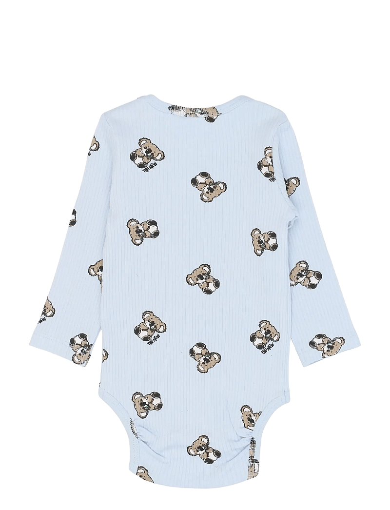The New - TNSBTopper L_S Rib Body - long-sleeved bodies - heather aop - 2