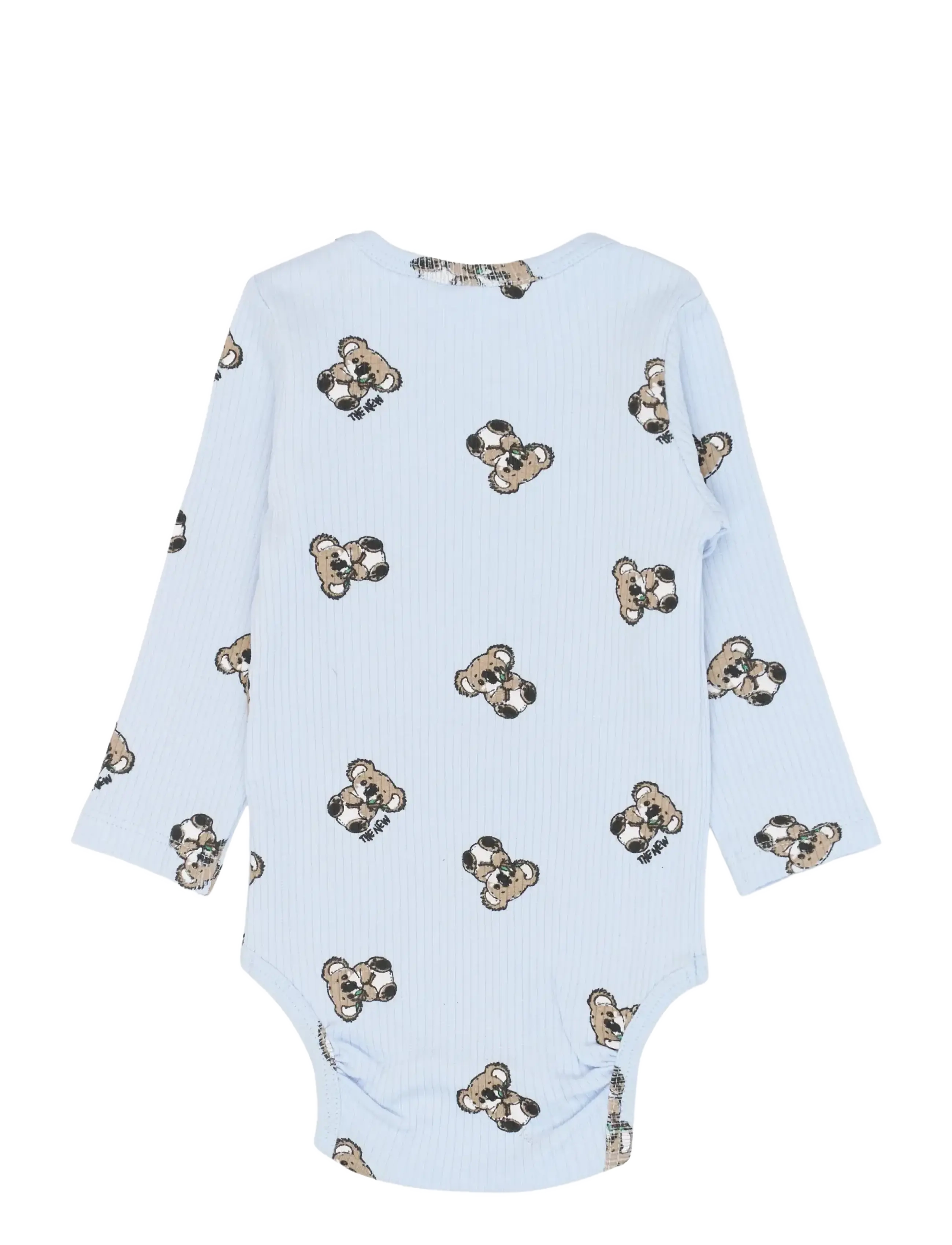 The New - TNSBTopper L_S Rib Body - langärmelige bodys - heather aop - 2