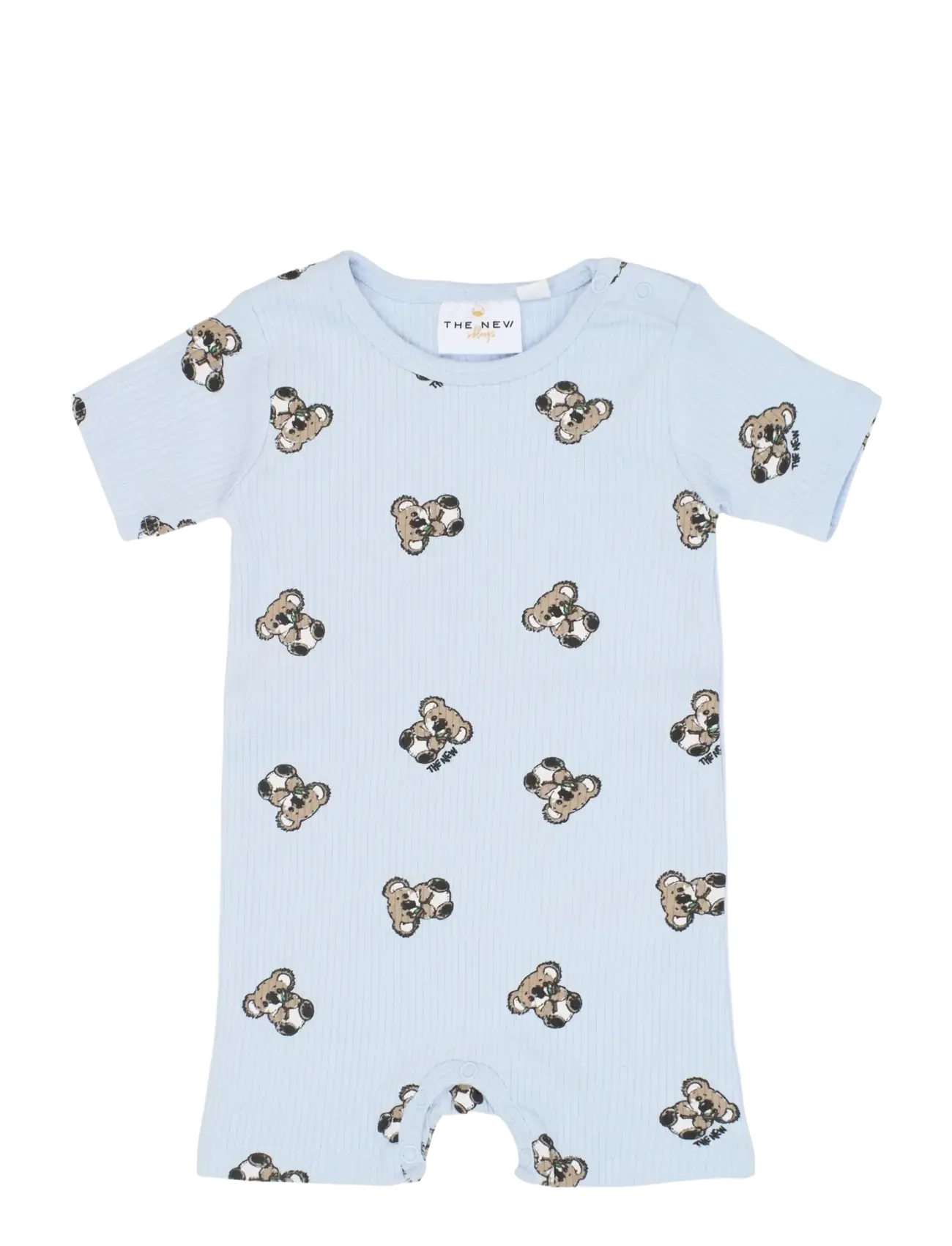 The New TNSBTopper S_S Rib Jumpsuit - Vêtements - HEATHER AOP / blue