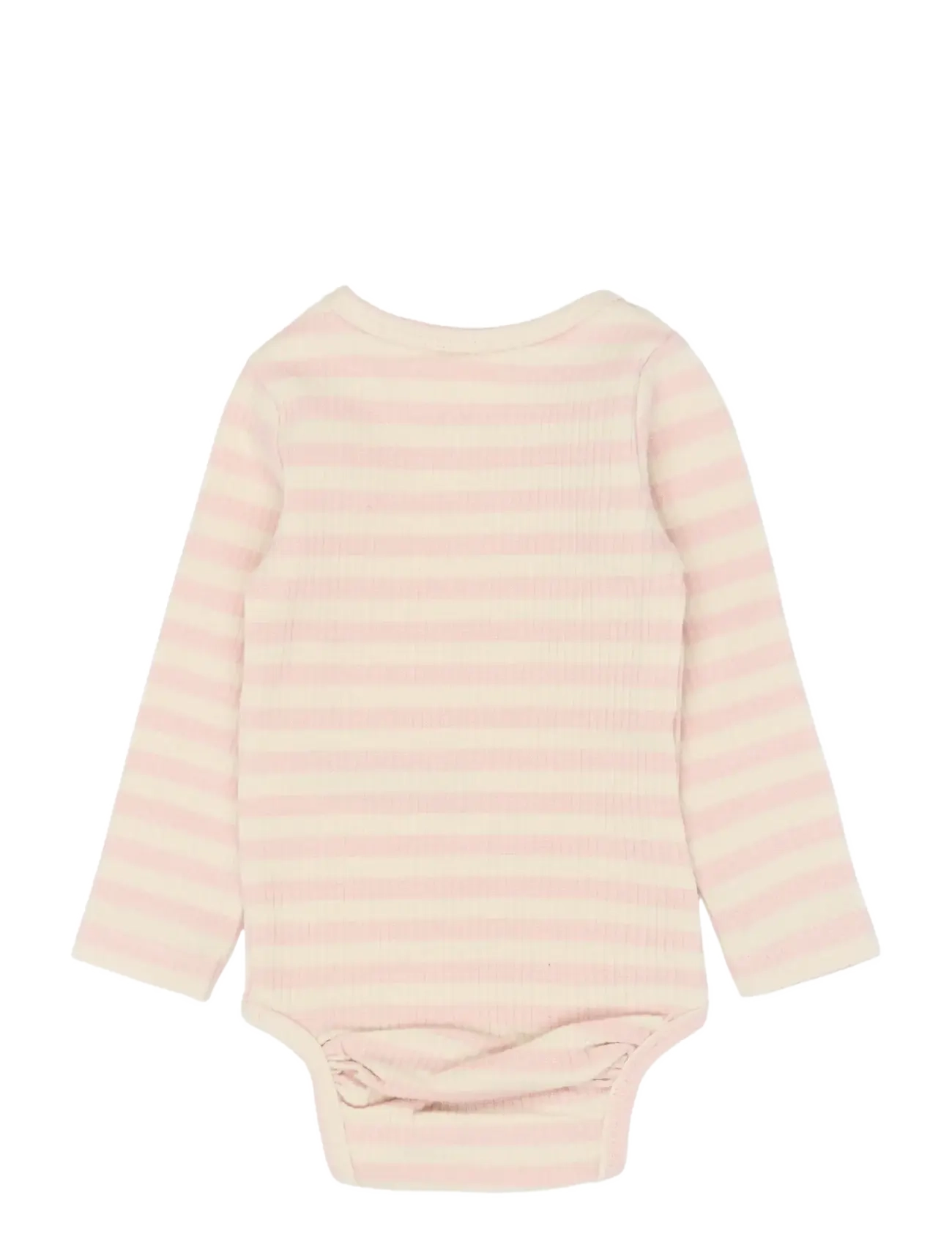 The New - TNSBFro L_S Rib Body - langærmede bodyer - peach whip striped - 1